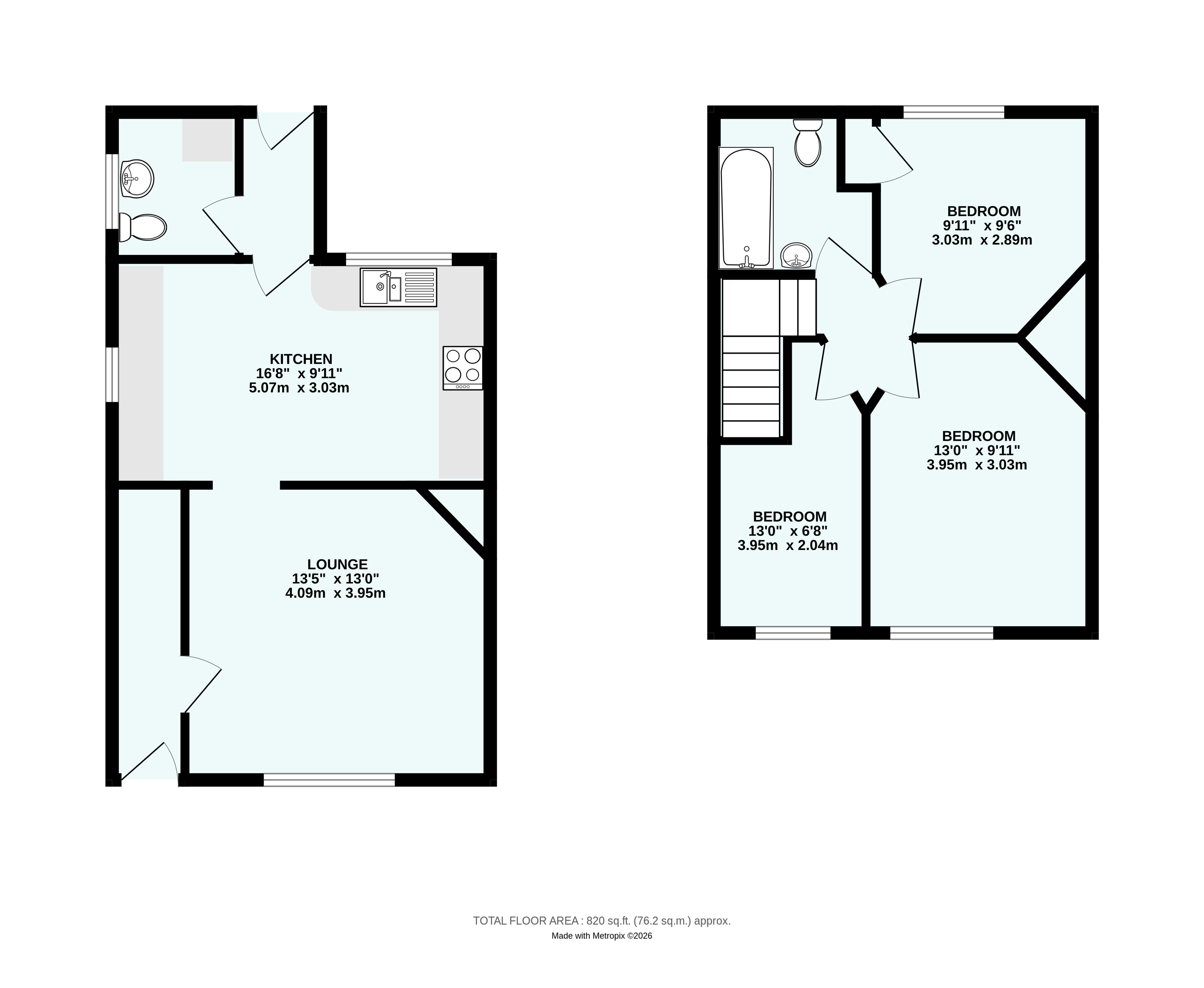 19, Burrow Close, Sidmouth floorplan