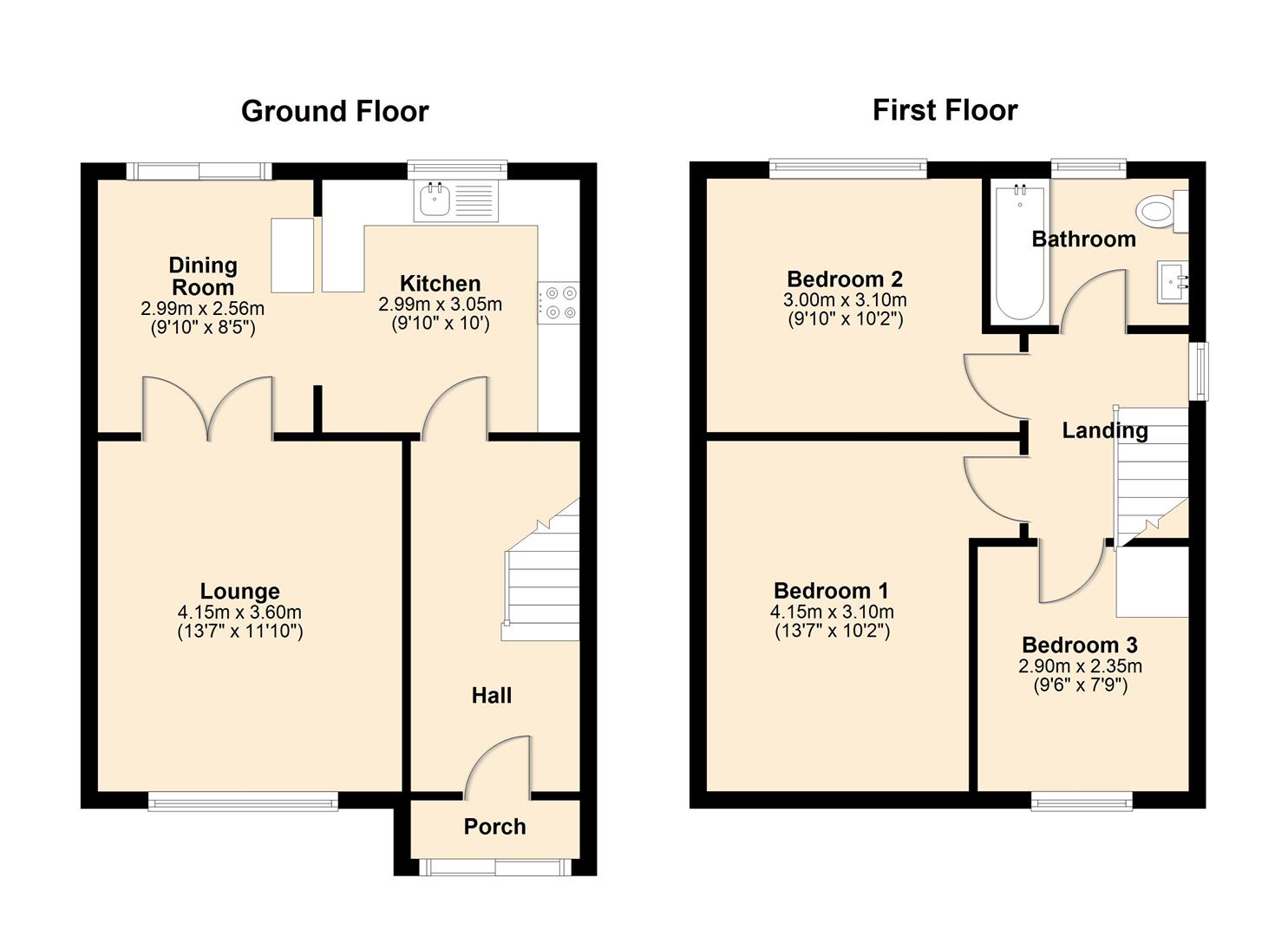 155, Astral Way, HULL floorplan