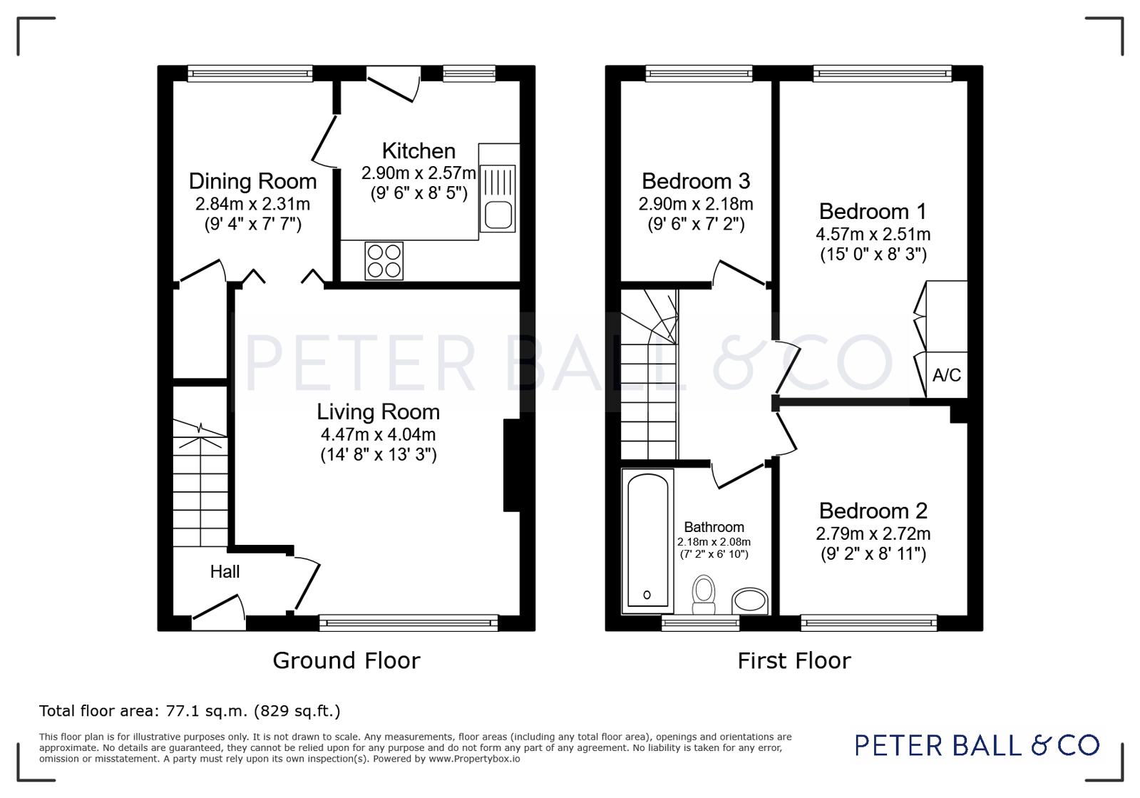 15, Caernarvon Close, Gloucestershire floorplan