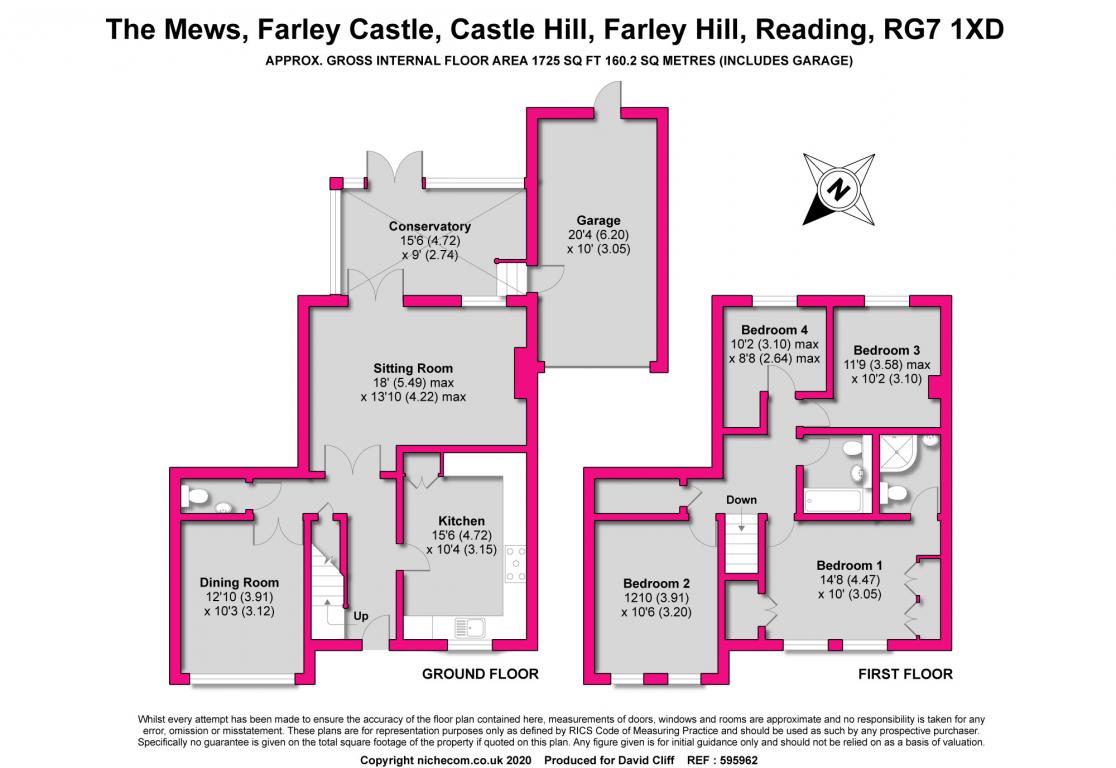 4 bed semidetached house for sale in The Mews Castle Hill, Farley Hill