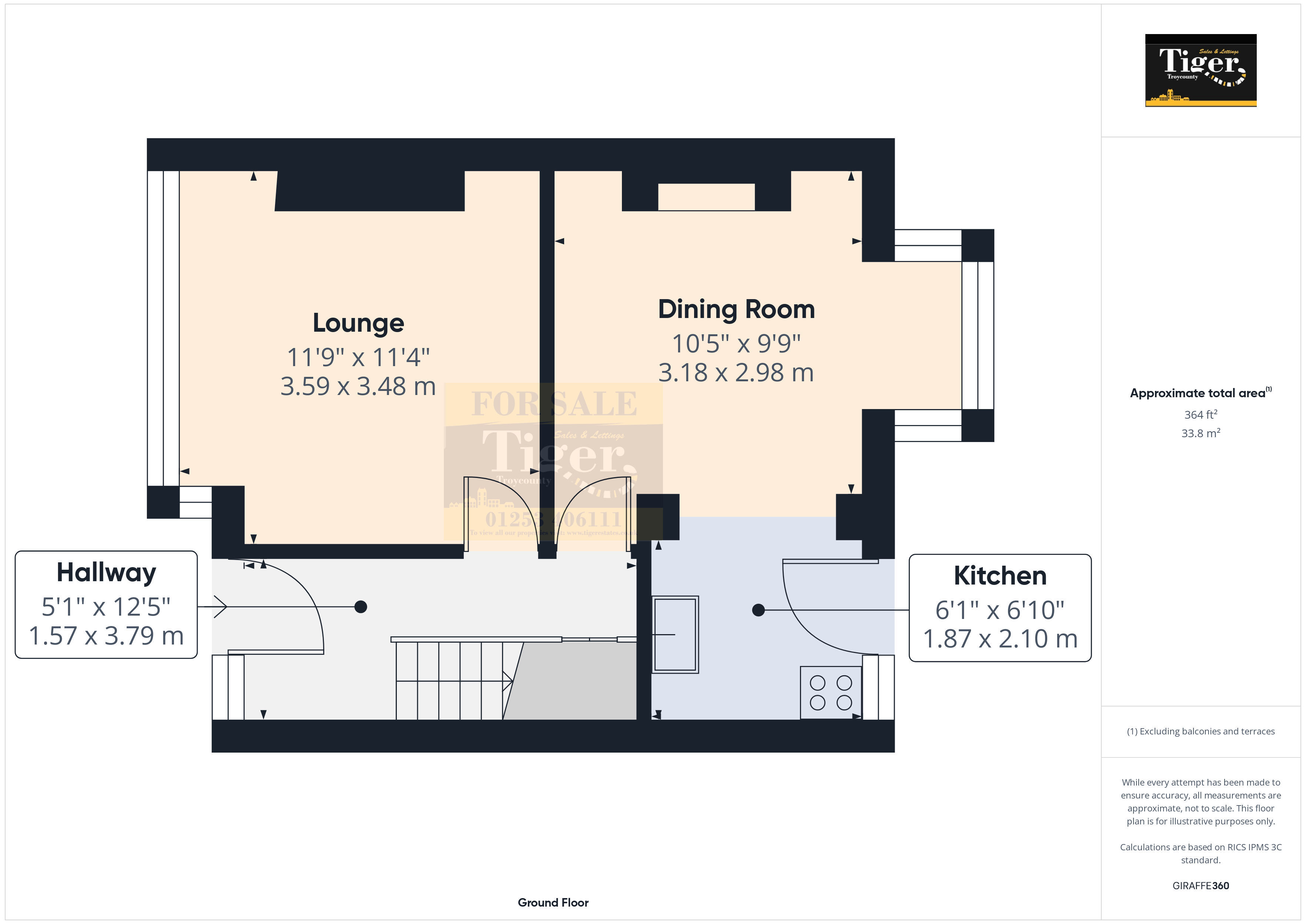 4, Kew Grove, Thornton-Cleveleys floorplan