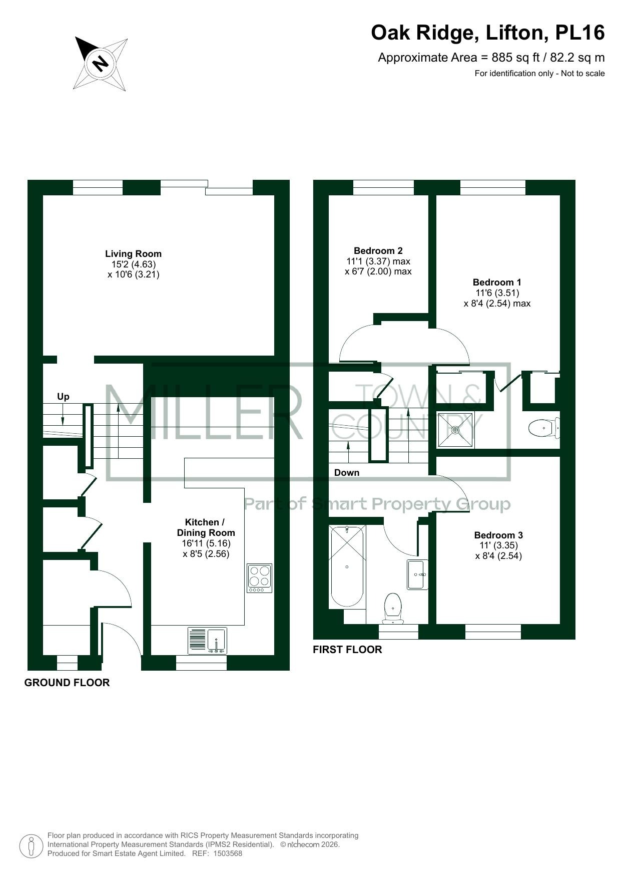 2, Oak Ridge, Lifton floorplan