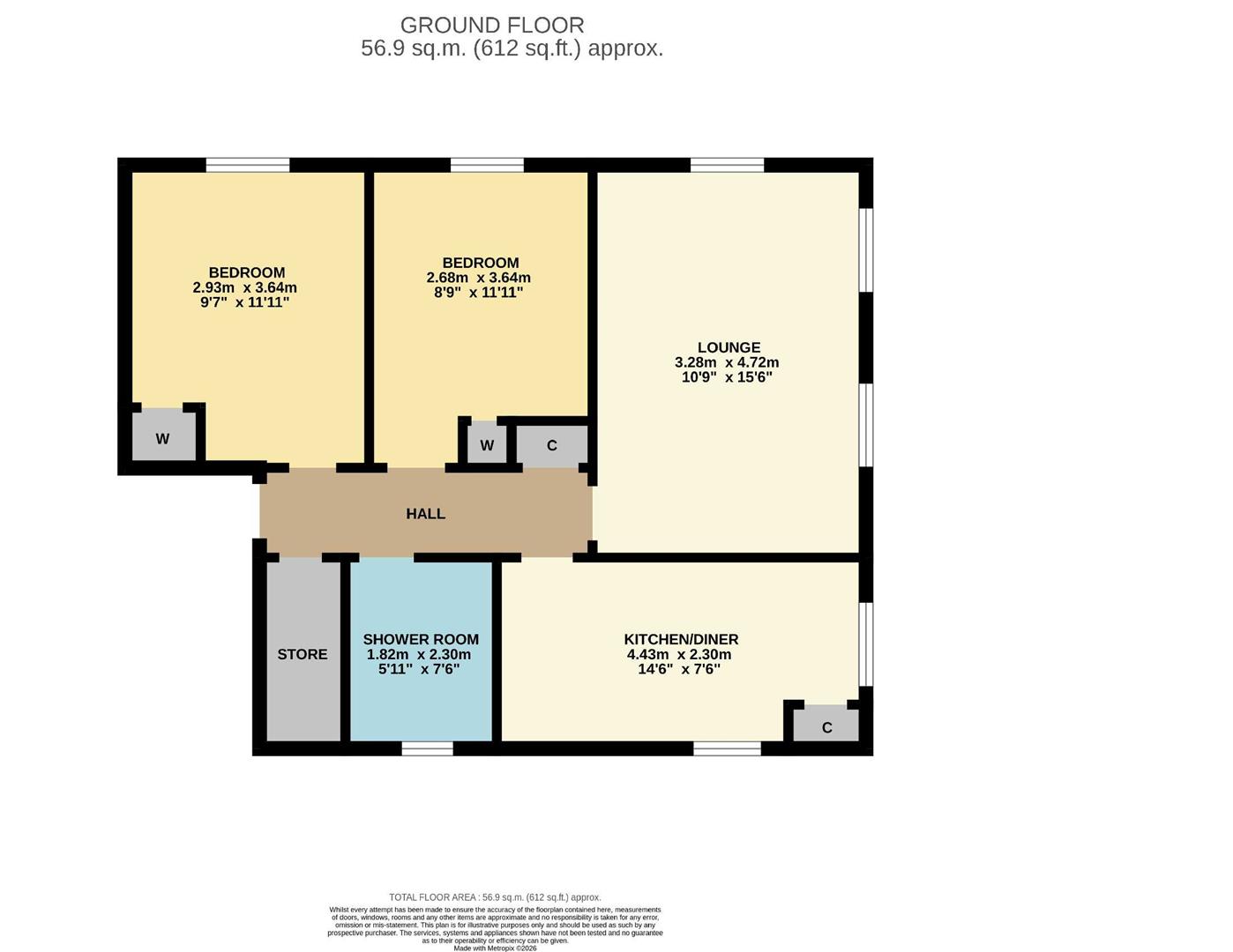 Kittiwake's Corner, 2 Airds Court, Crail floorplan
