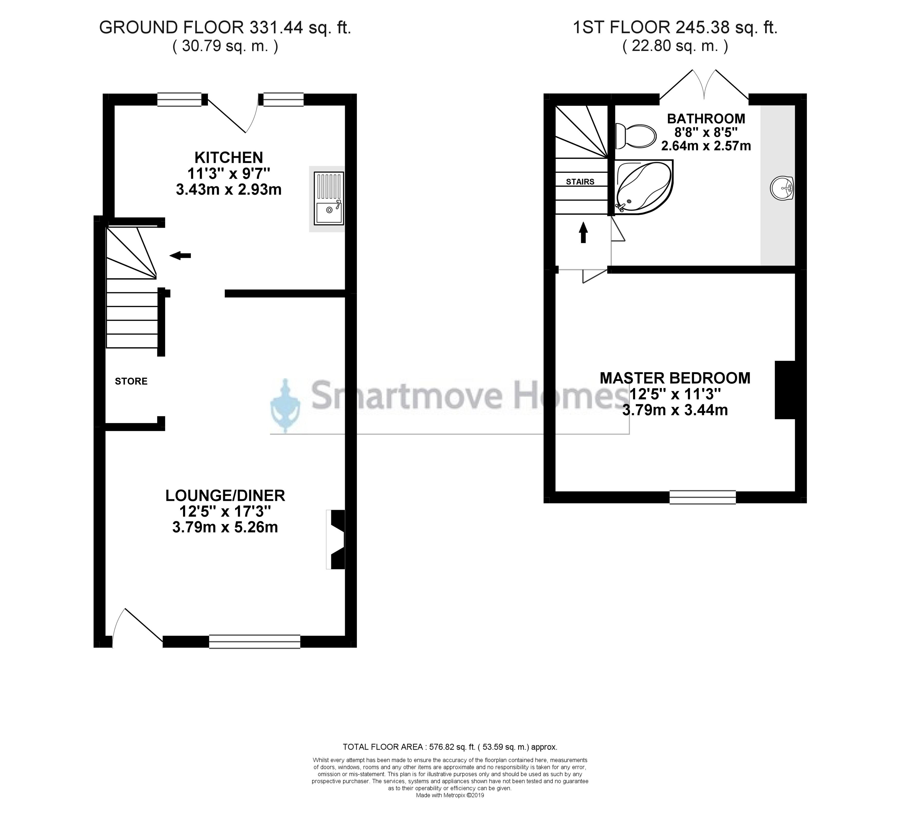 1 Bedrooms Terraced house for sale in Park Road, Ripley DE5