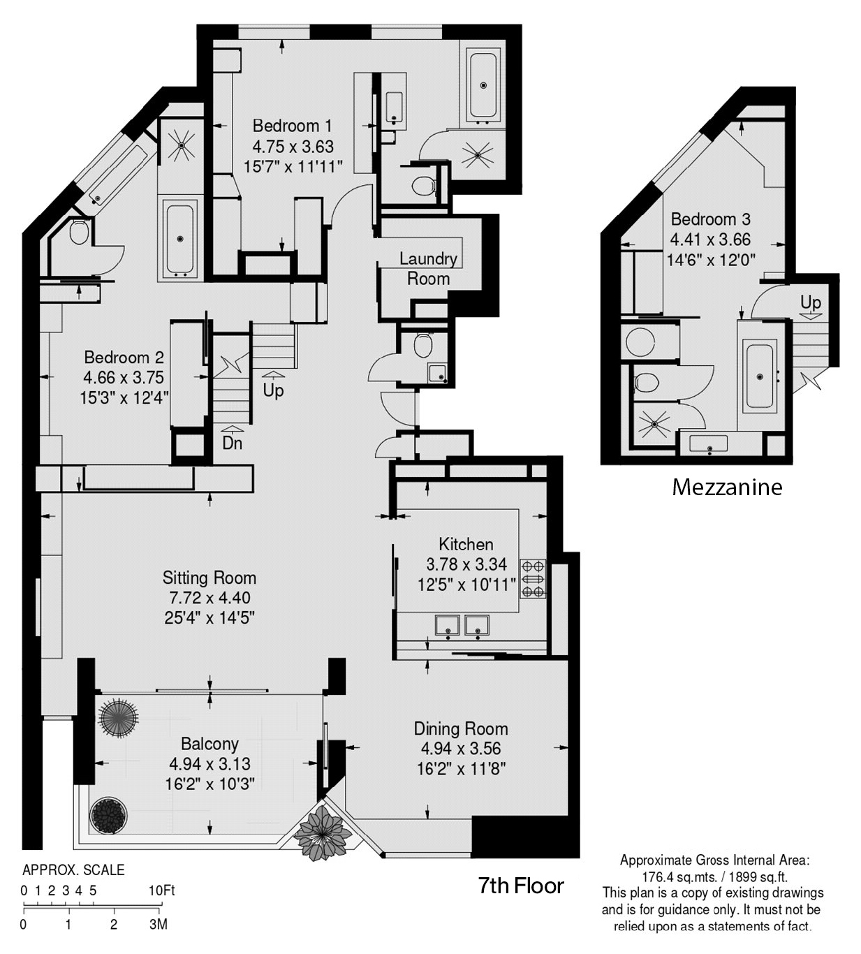 16, Park St James, London floorplan