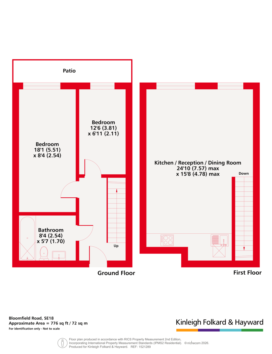 Flat 49, Schoolhouse Yard,, Bloomfield Road, London floorplan