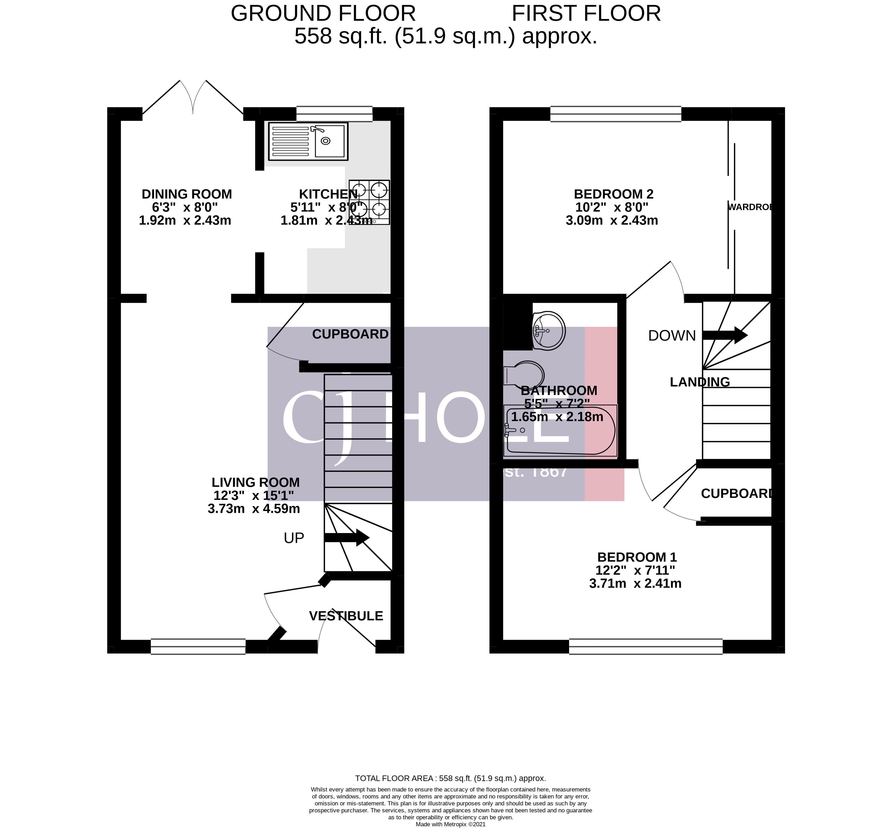 84, Westons Brake, Bristol floorplan