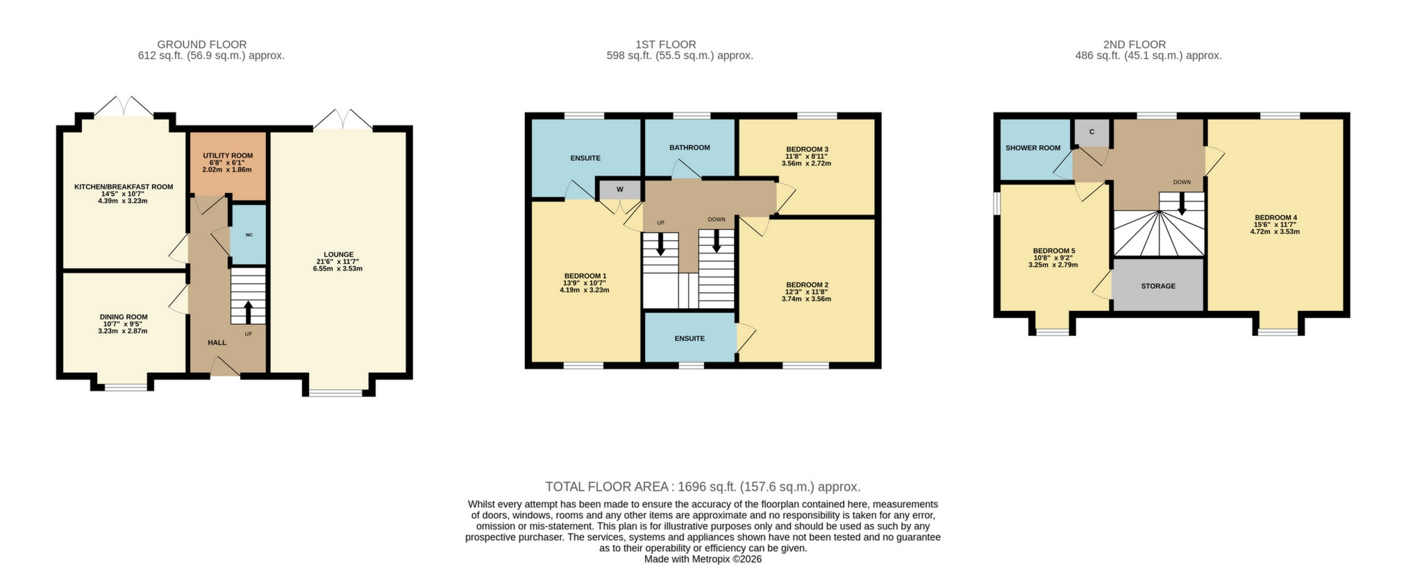 1, Cartier Close, Yeovil floorplan