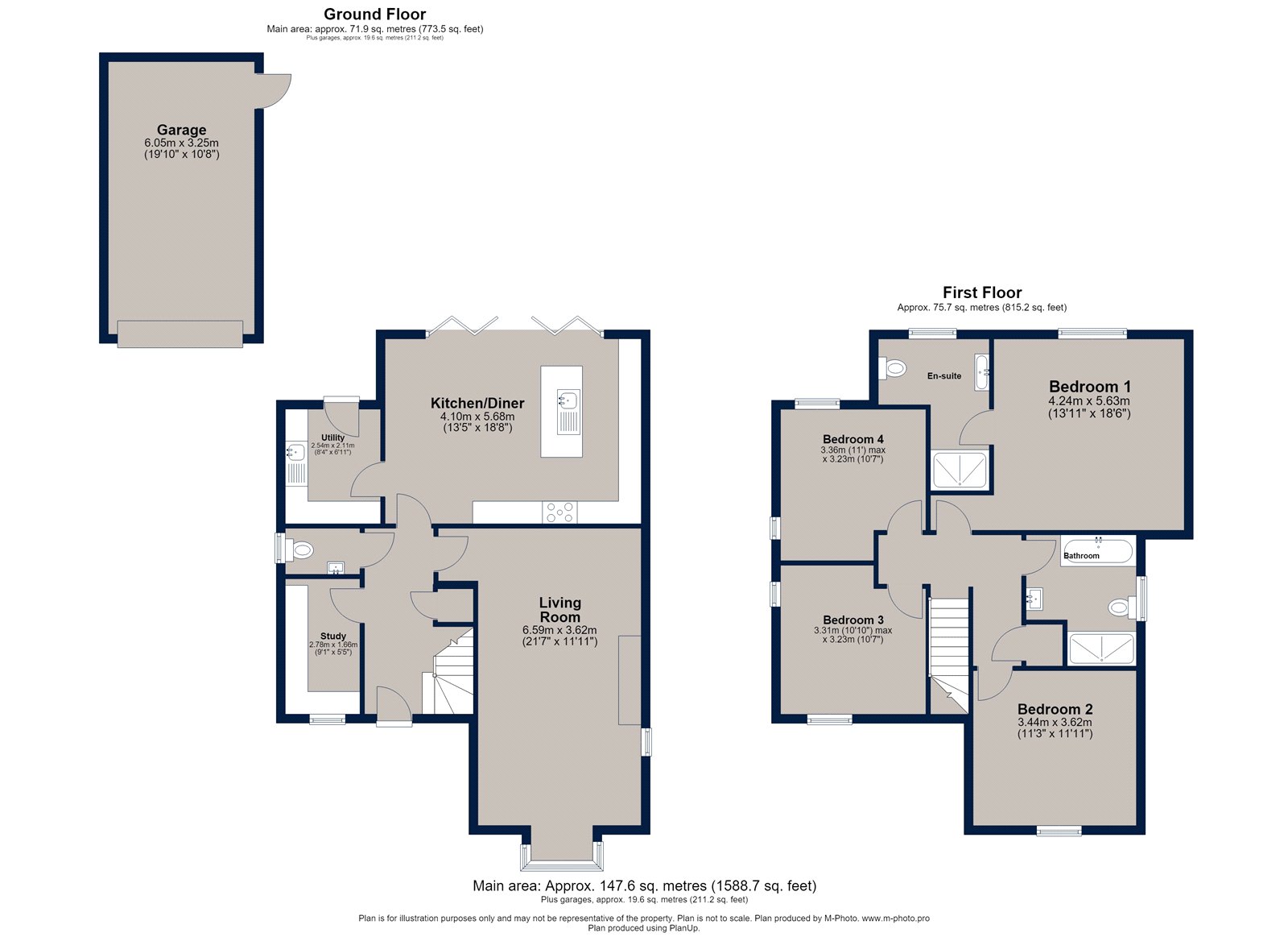 4, North Lodge Road, Melton Mowbray floorplan