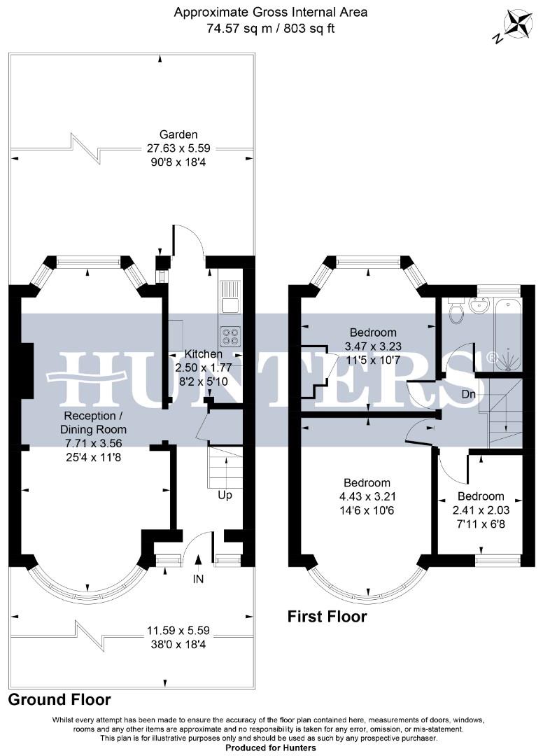 131, Bourne Avenue, Hayes floorplan