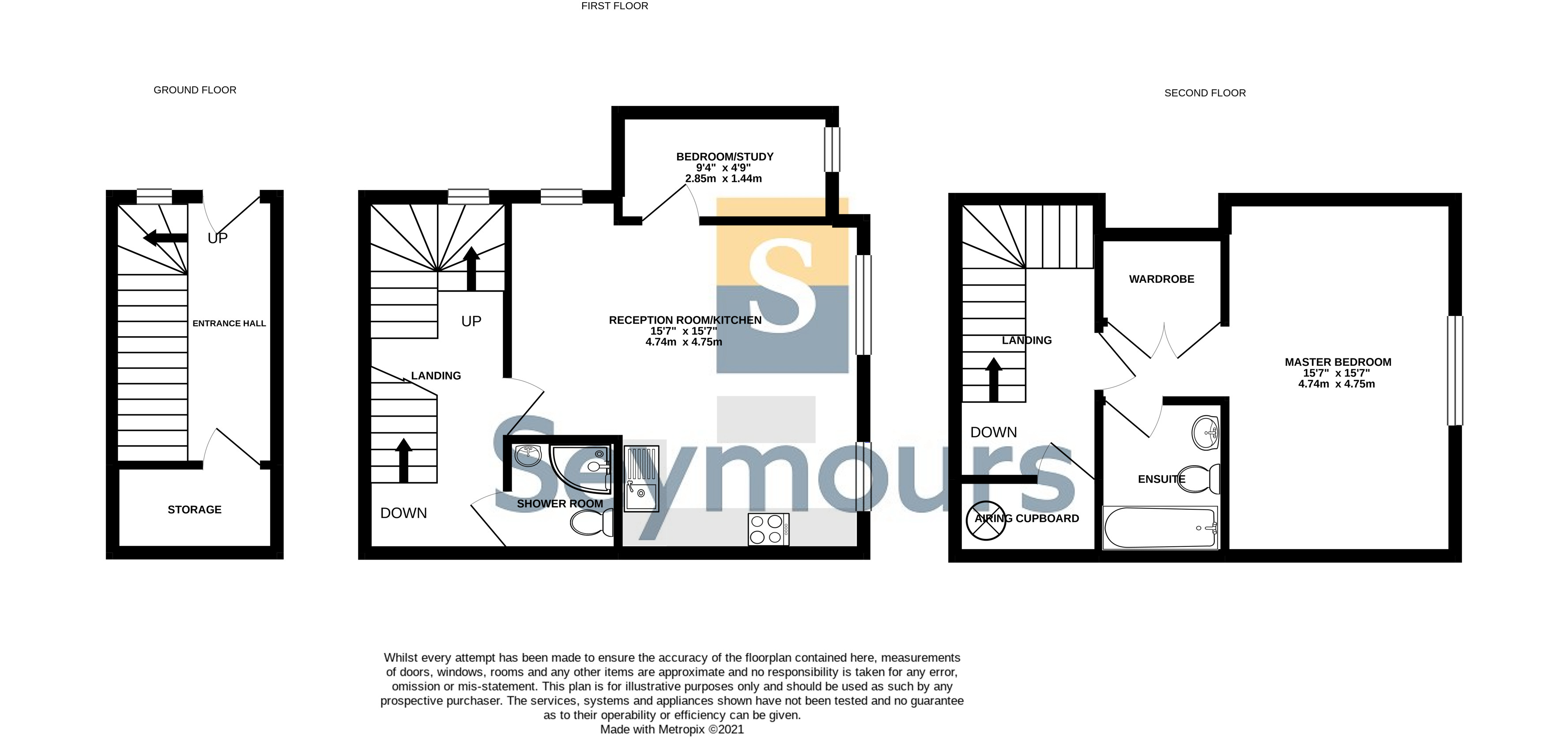 Flat 1 Lysander Court, 111 - 113 High Street, Dorking floorplan