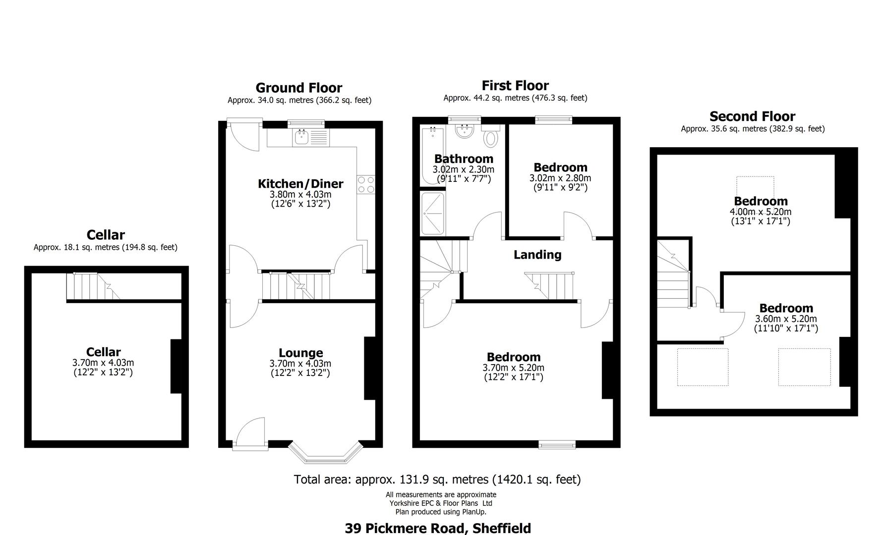 Pickmere Road, Sheffield floorplan