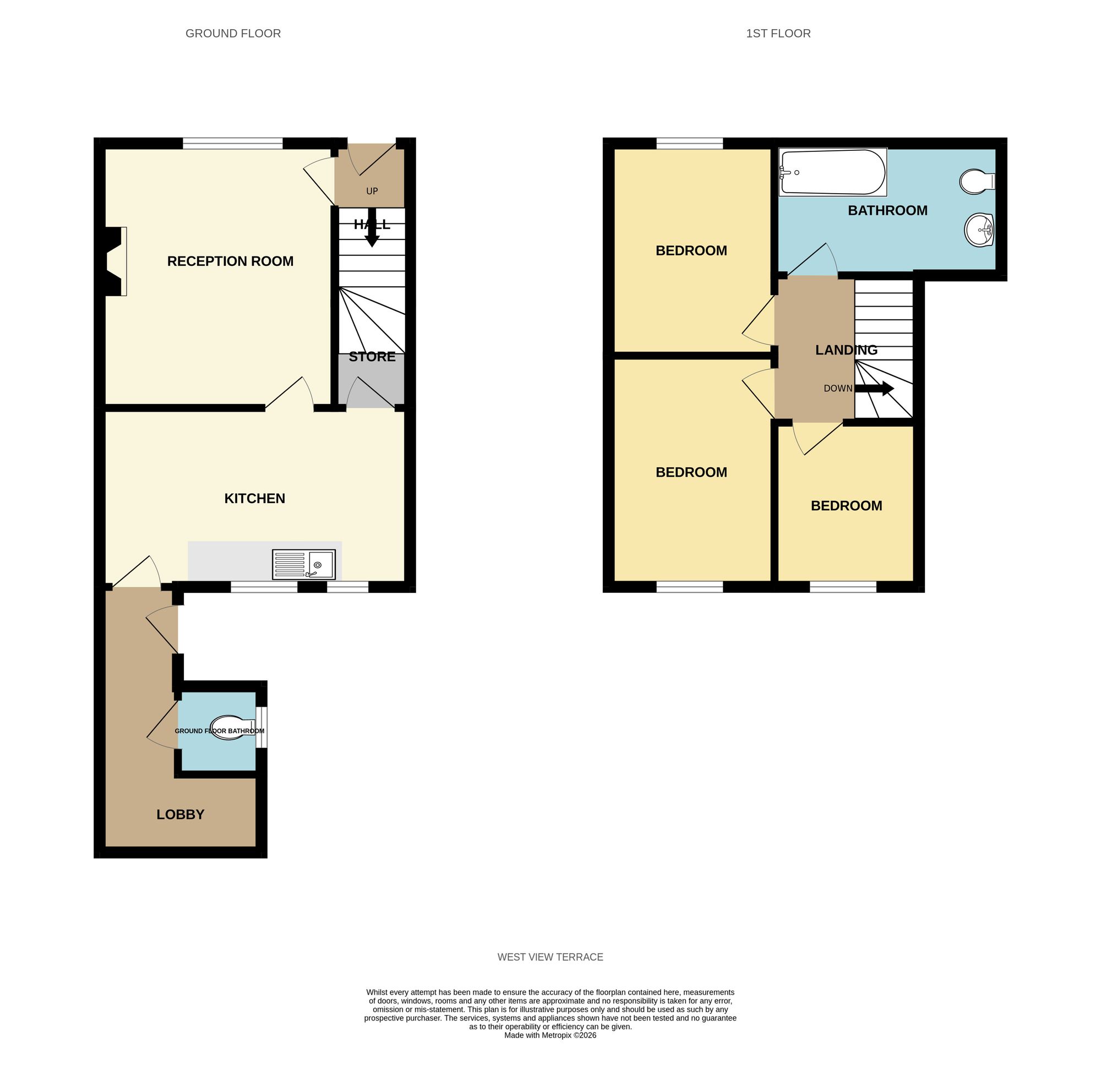 8 West View Terrace, Telford floorplan