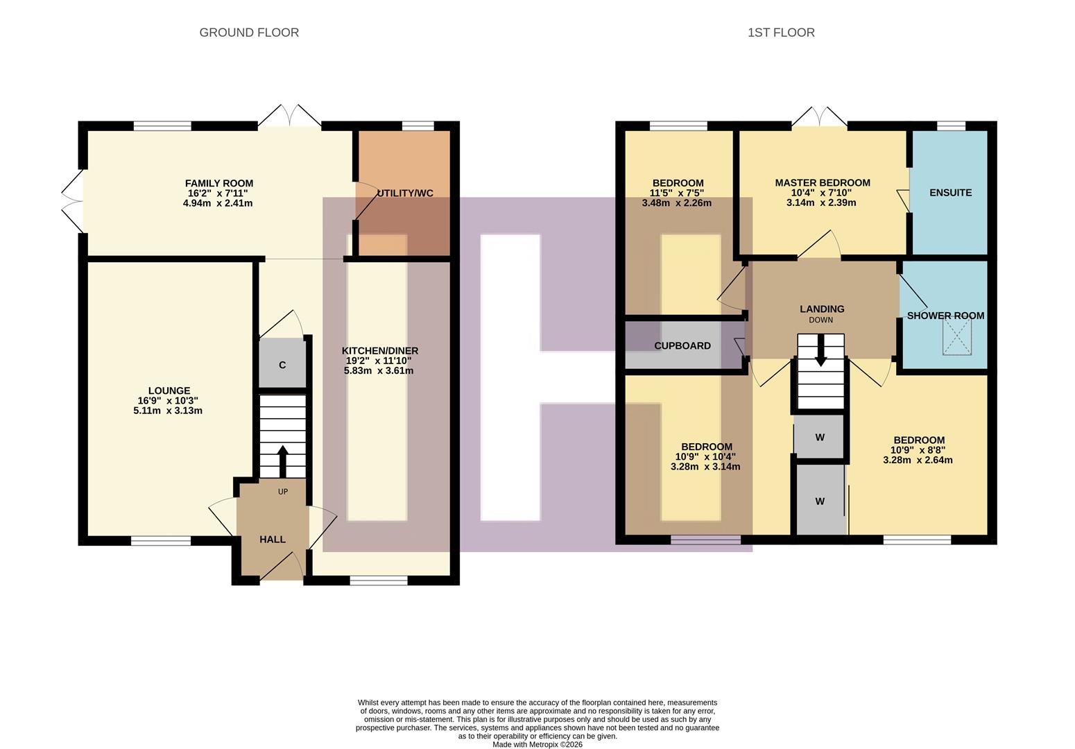 32, Nederdale Close, Yarm floorplan