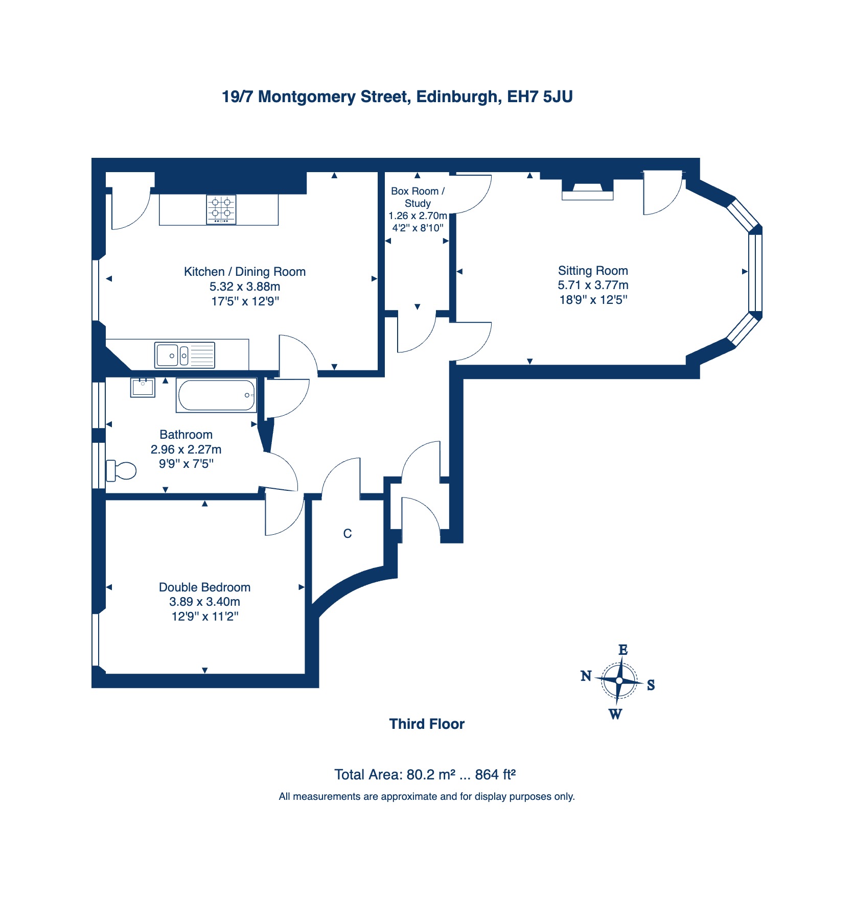 Montgomery Street, Edinburgh floorplan