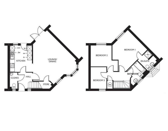 Calder Gardens, Nottingham floorplan