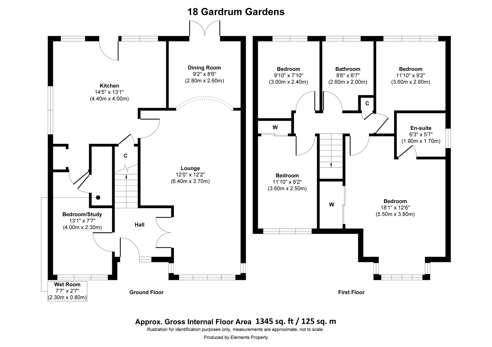 18 Gardrum Gardens, Falkirk floorplan
