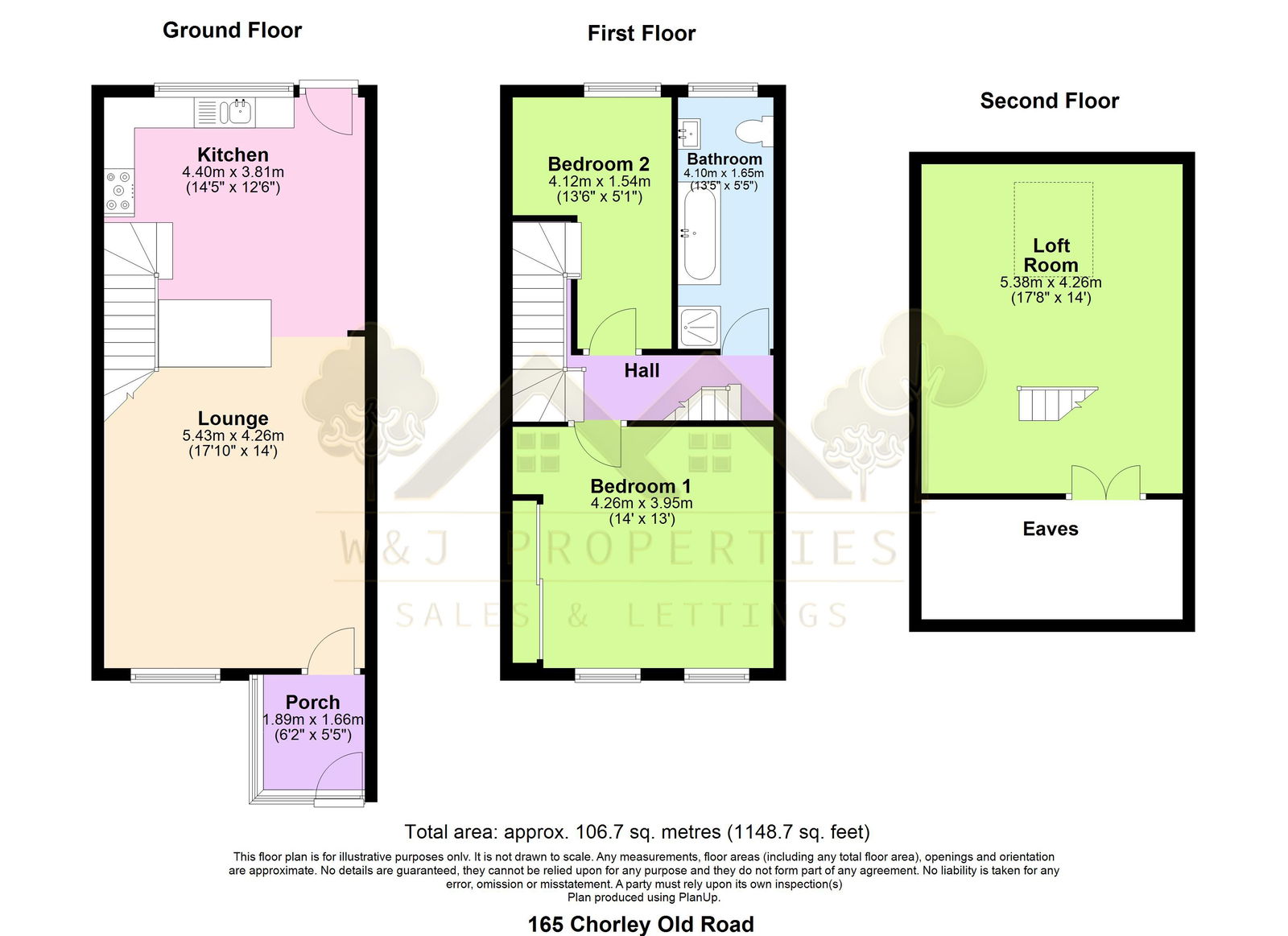 165, Chorley Old Road, Chorley floorplan