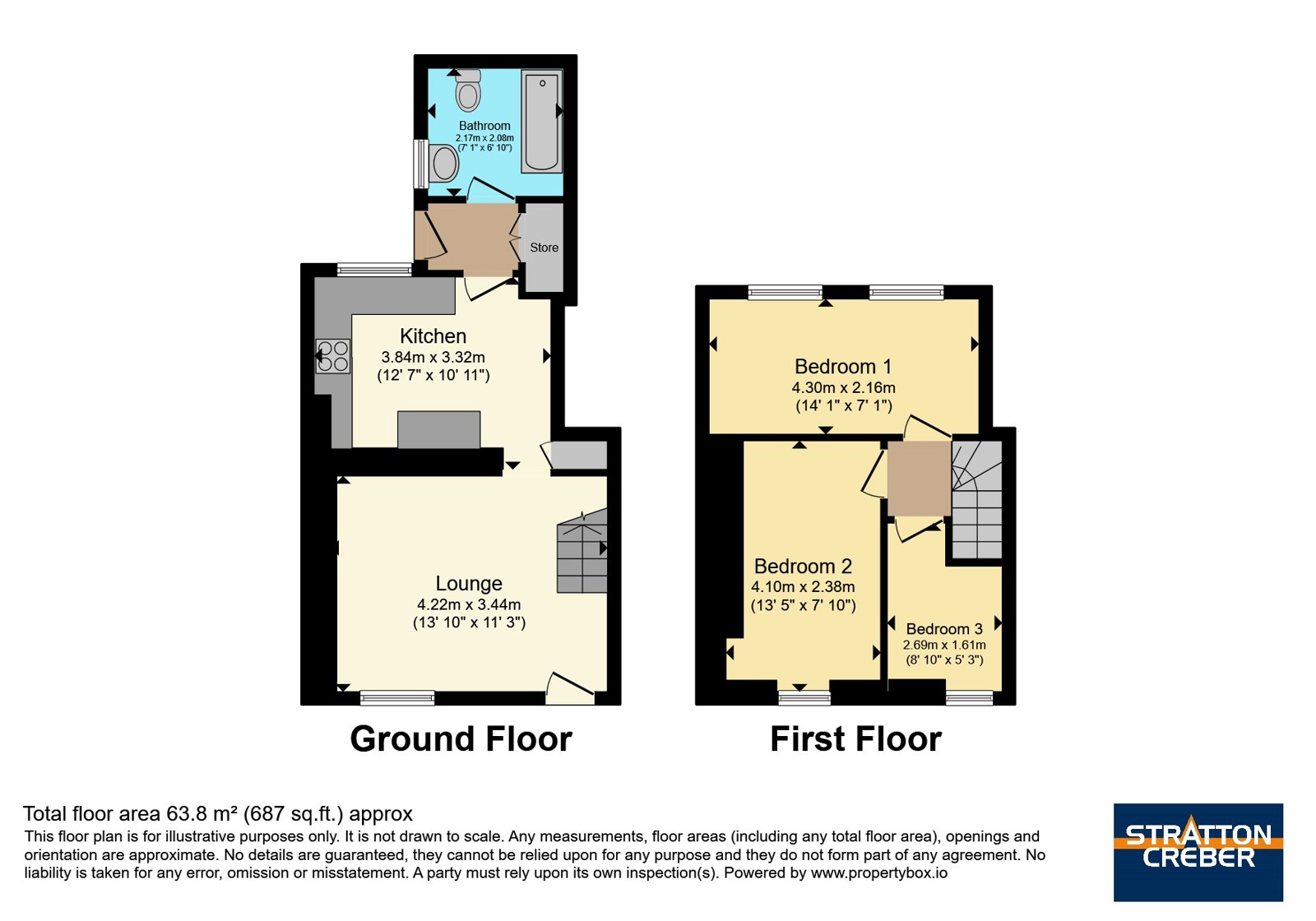 27, Gew Terrace, Cornwall floorplan
