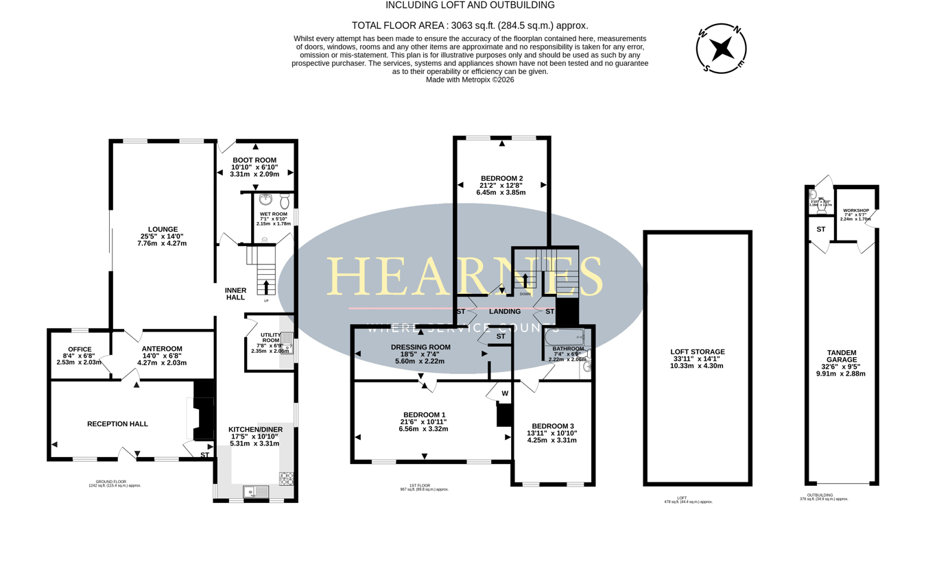 Copper Beech Cottage, Old Wareham Road, Wimborne floorplan