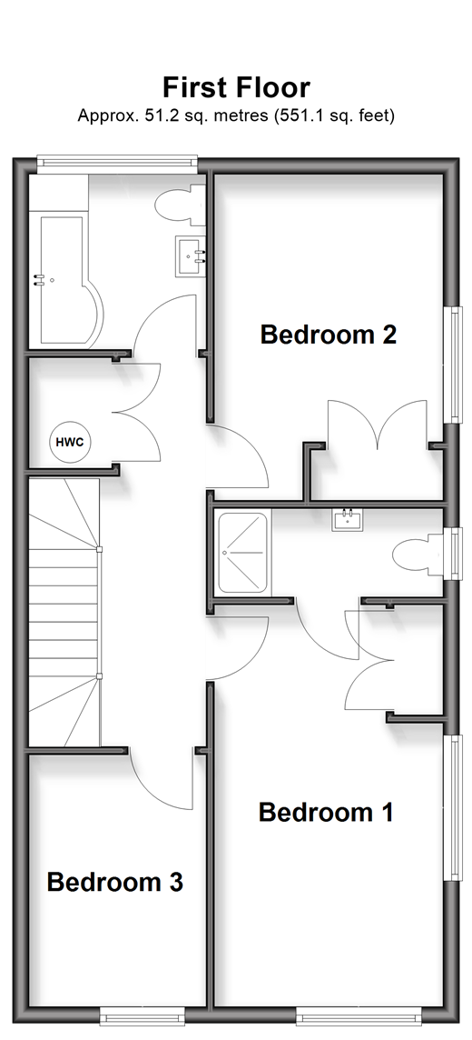 Lewes Road Blackboys, Uckfield floorplan