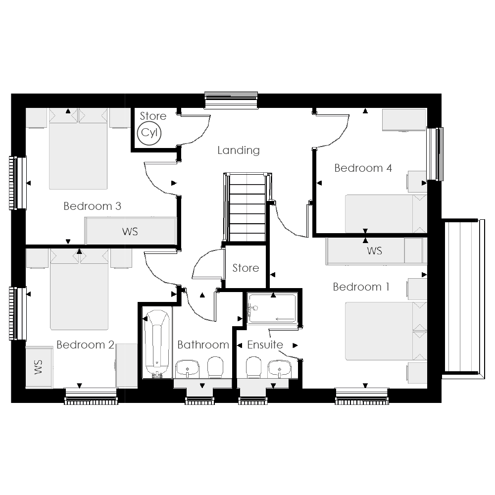 17, Brinsley Way, Bircotes, Doncaster floorplan