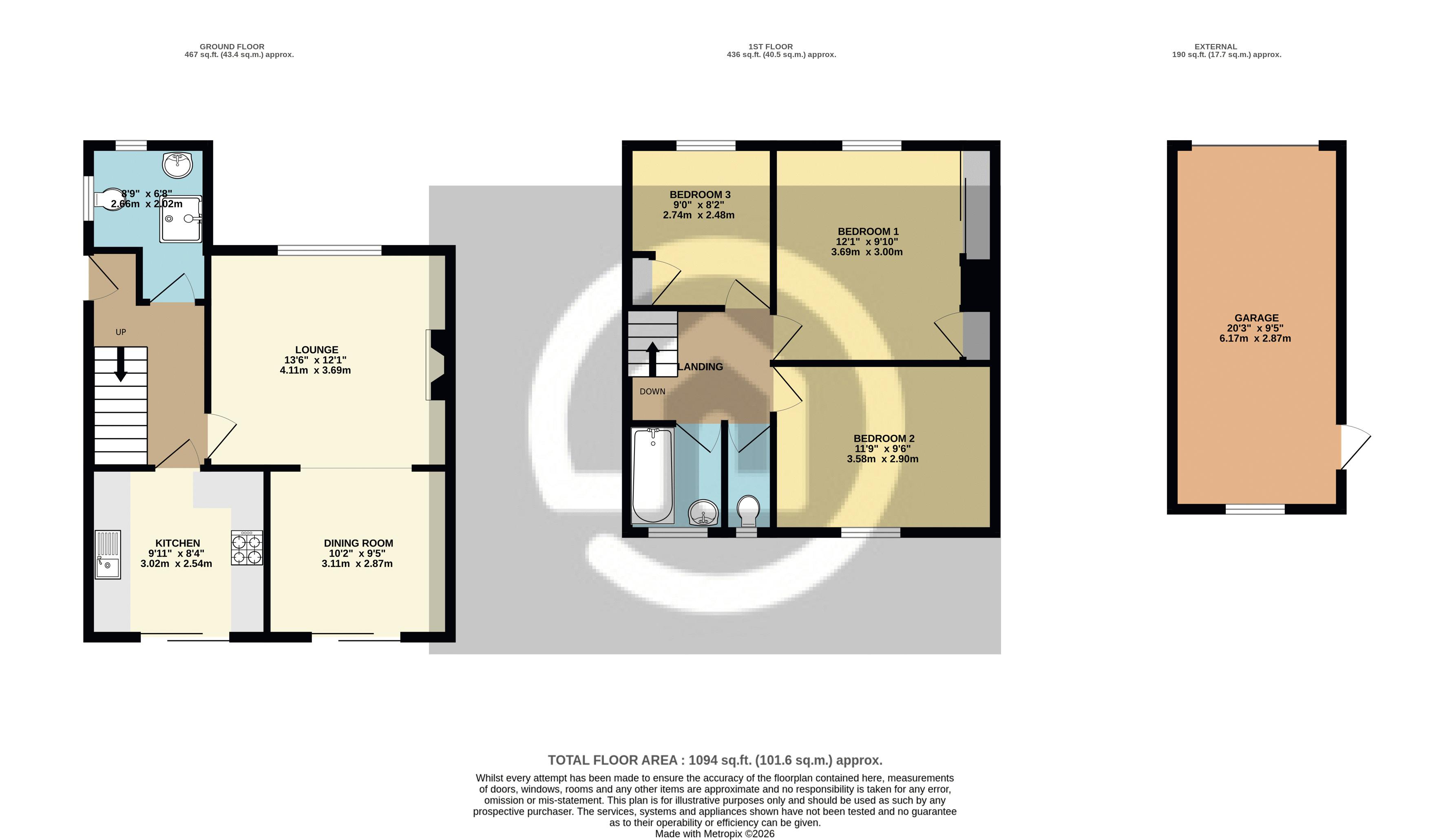 4, Raven Close, St. Neots floorplan