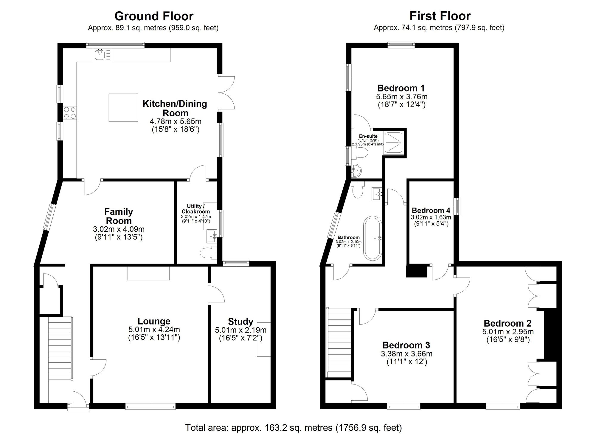 64 Orchard Road, Royston floorplan