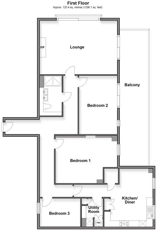 Convent Road, Broadstairs floorplan