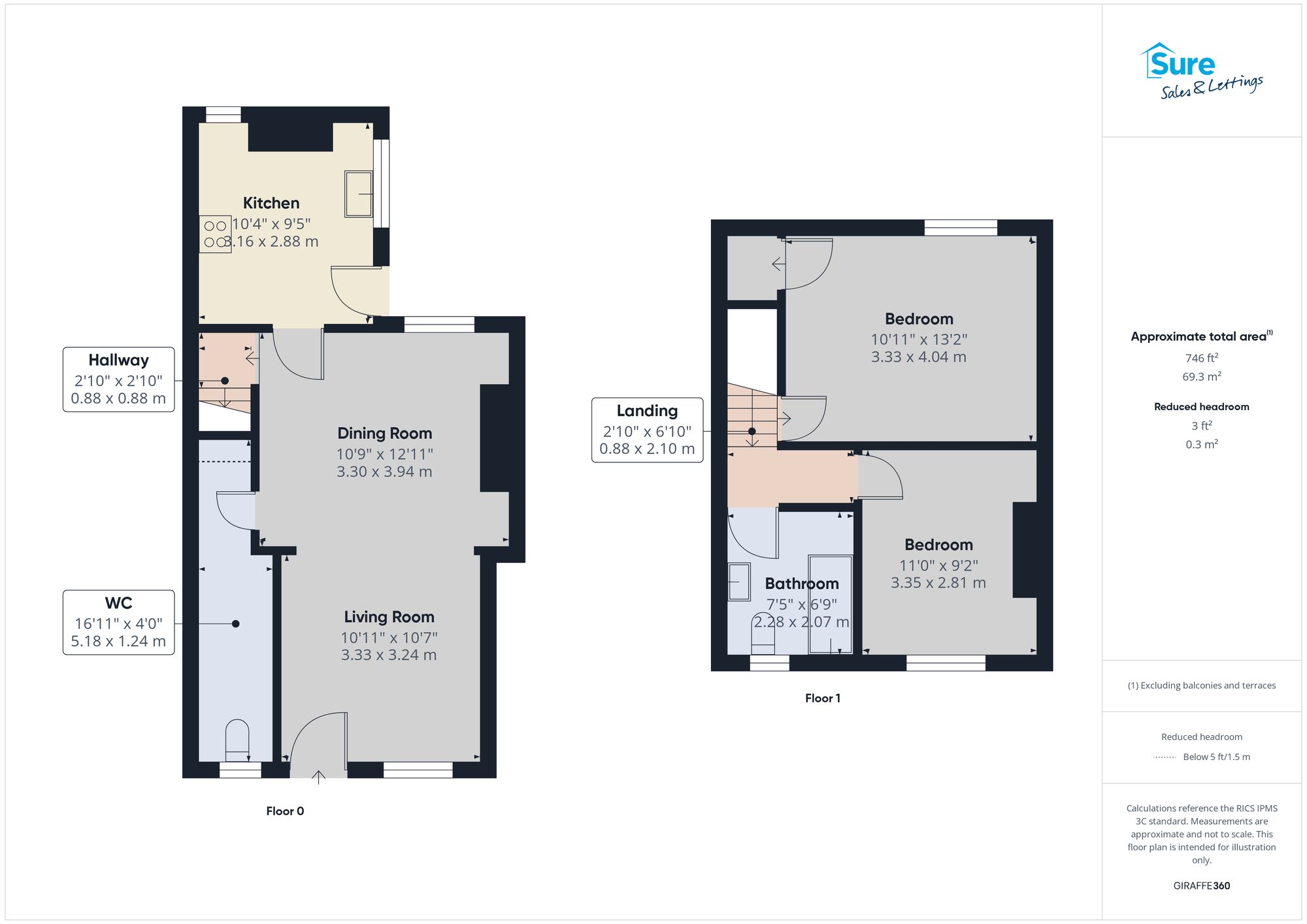 12 East Street, Heanor floorplan