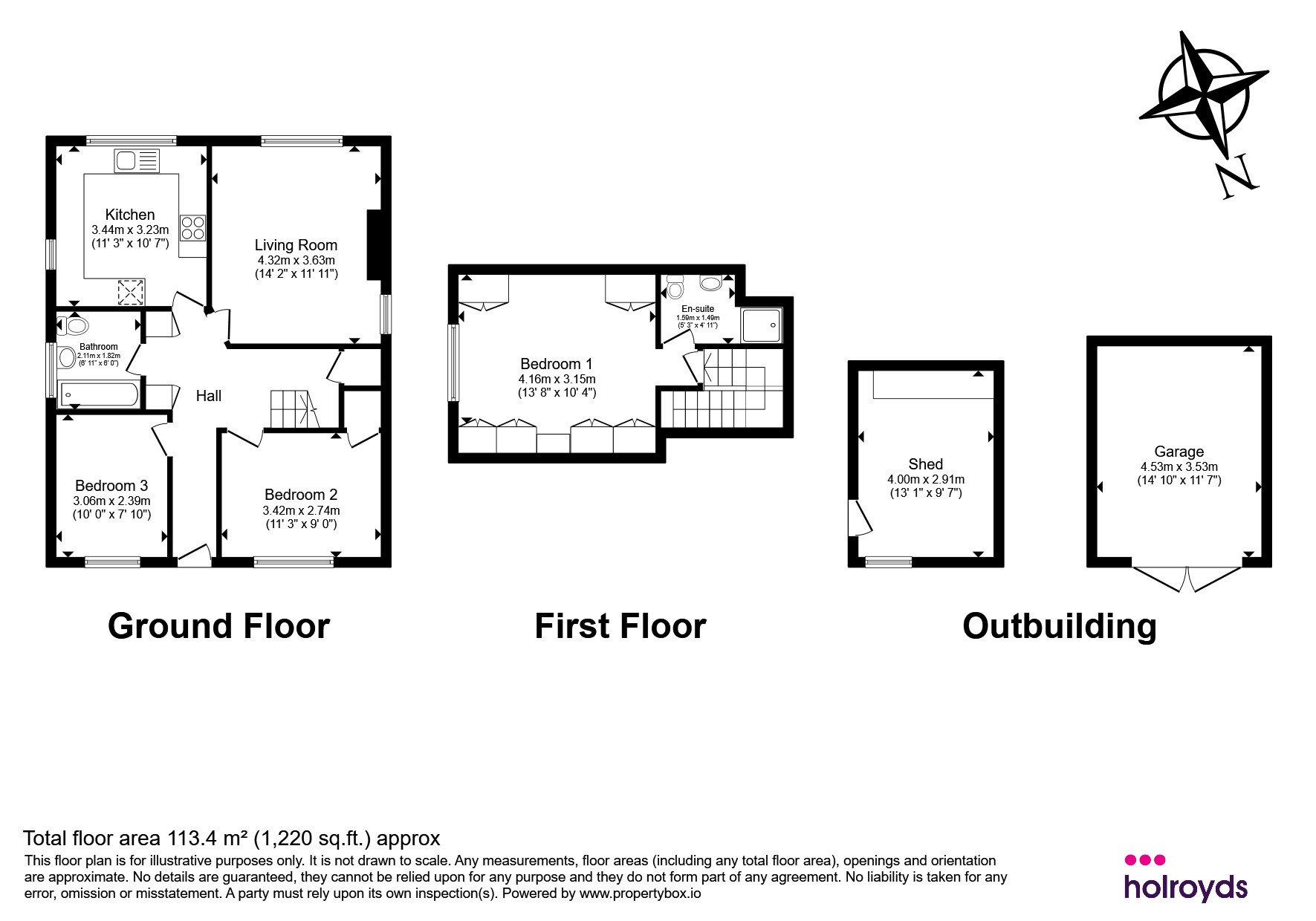 58, Southlands Grove West, Keighley floorplan