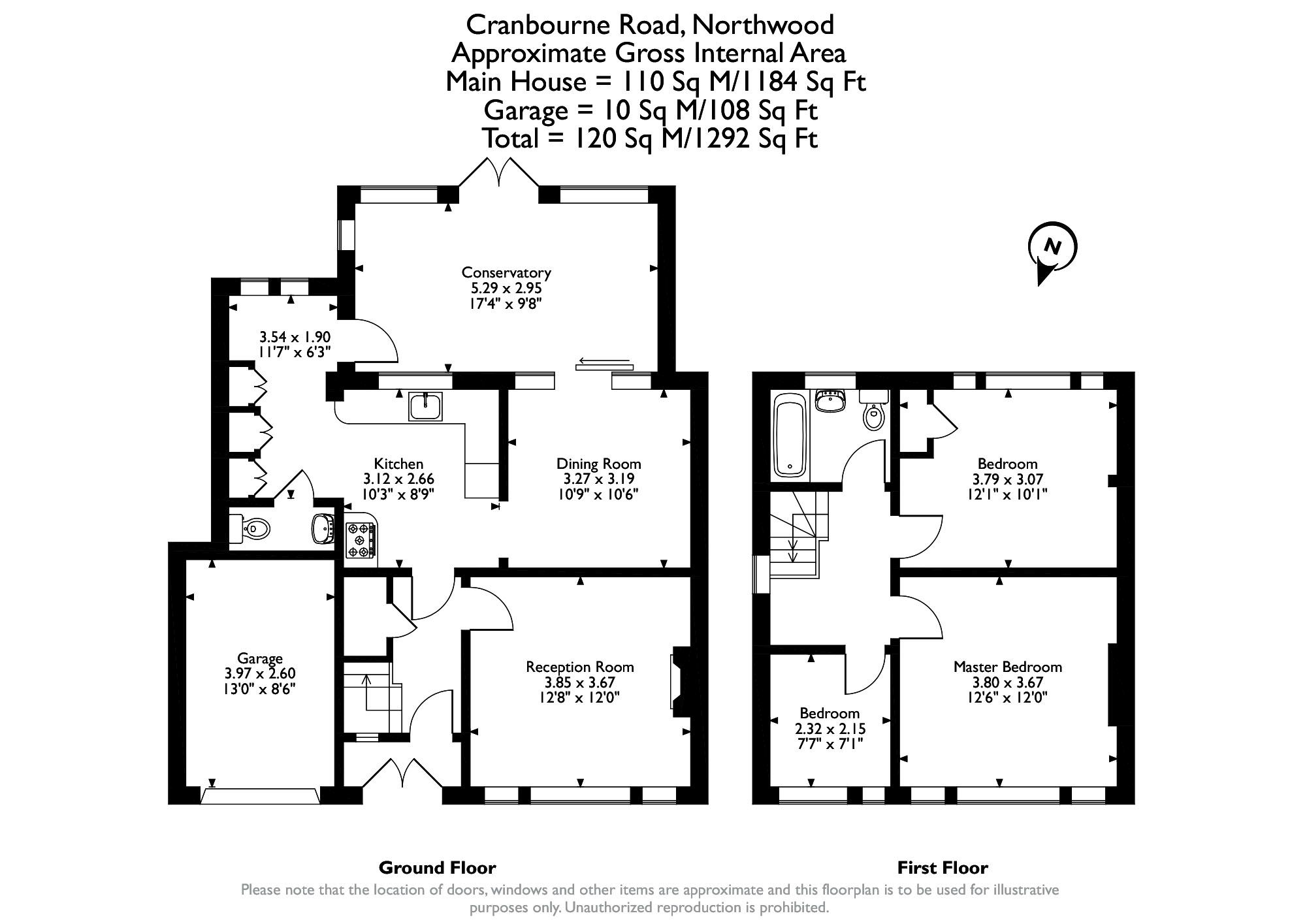 Cranbourne Road, Northwood HA6, 3 bedroom semidetached house for sale