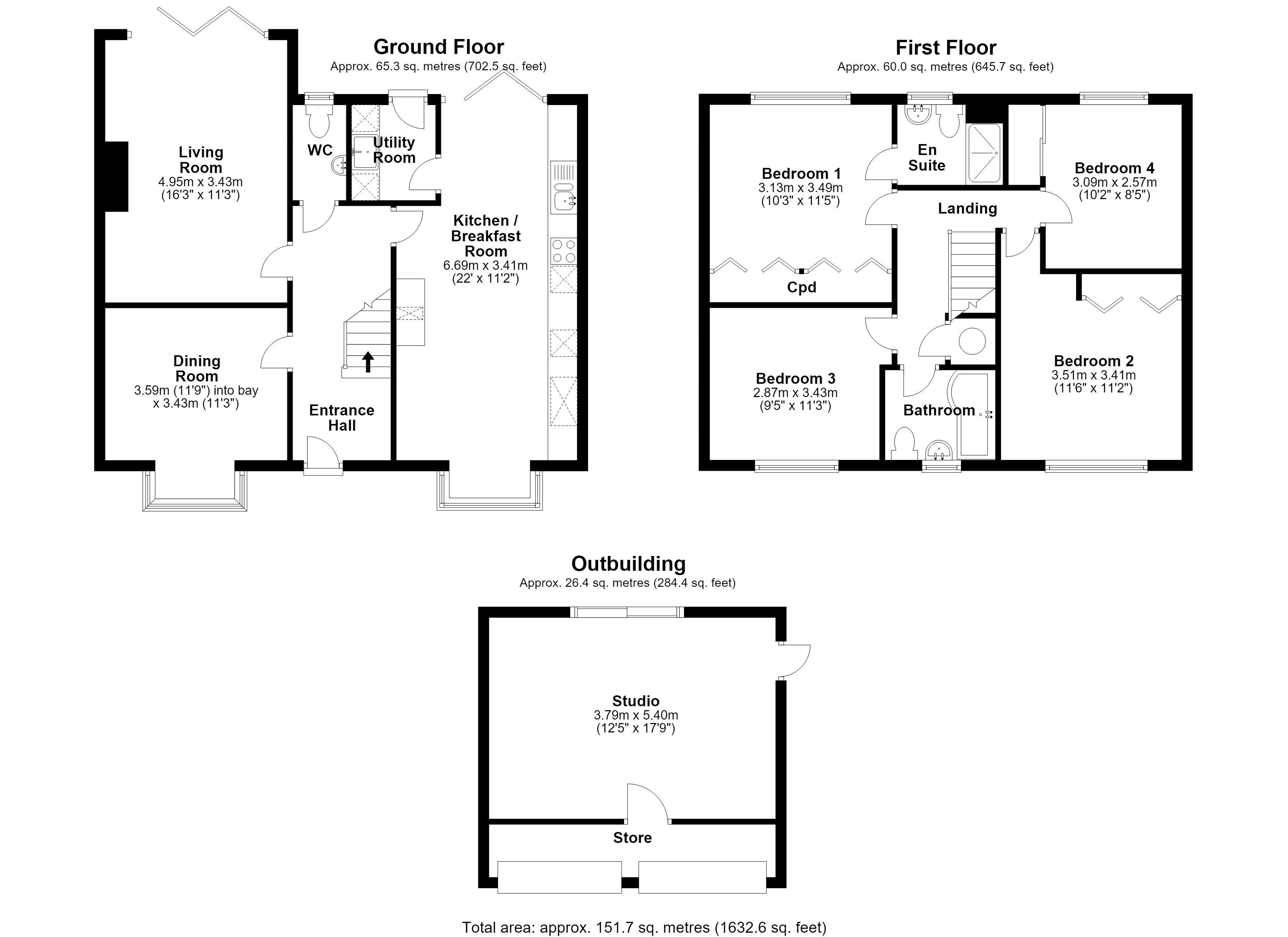 1, Woodlark Drive, Cottenham floorplan