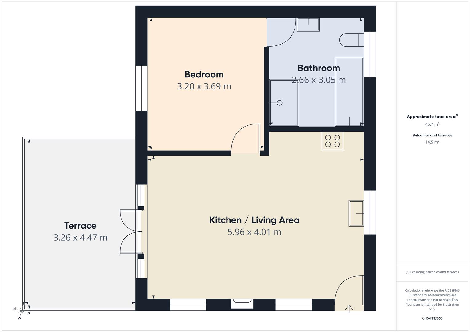 16, Watermouth Lodges, Watermouth Castle, Watermouth floorplan