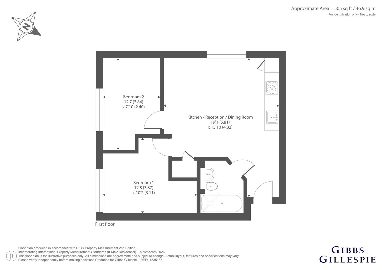 Flat 24, Malt Works Apartments, 281, Field End Road, Ruislip floorplan