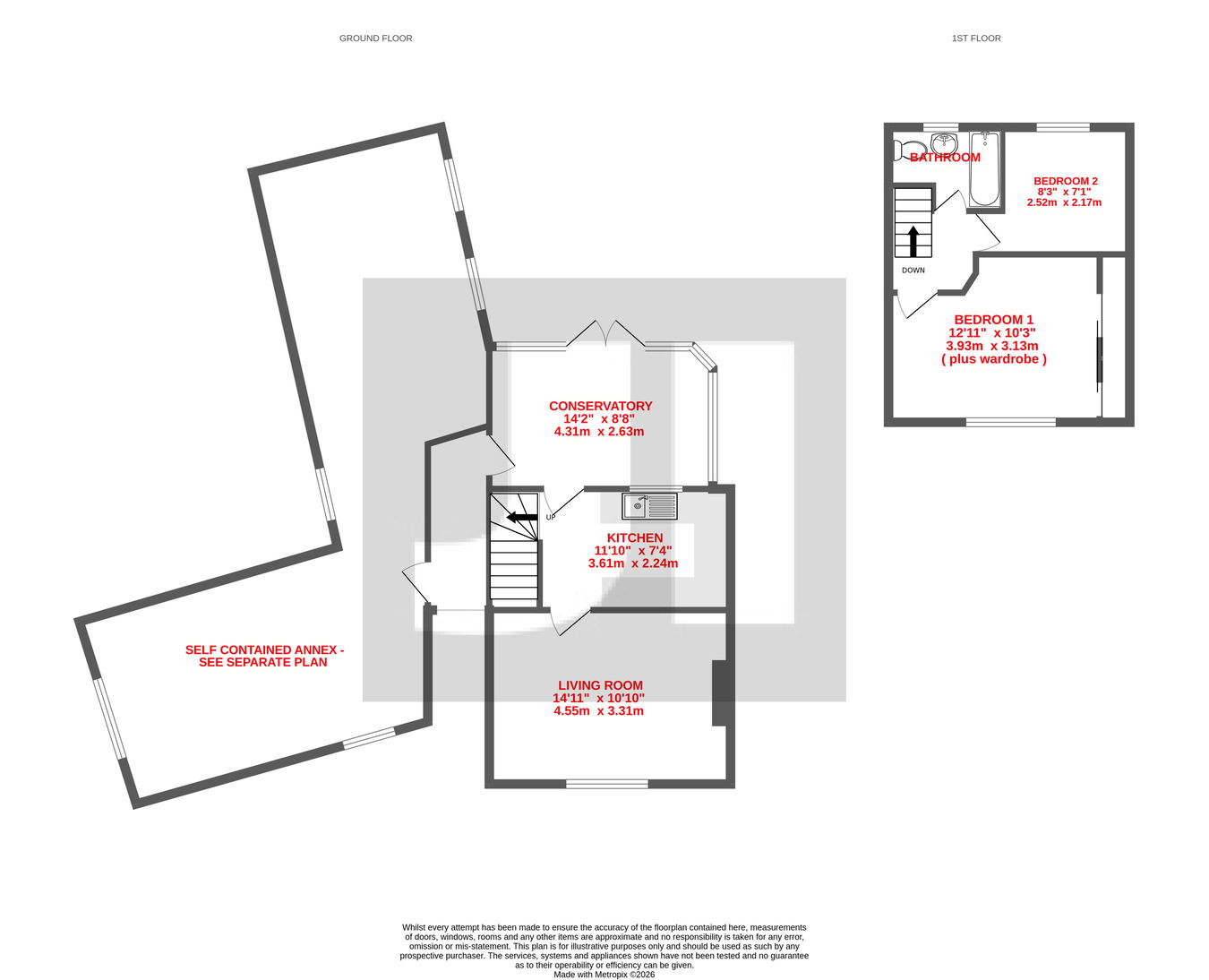 1, Warren Lane, Bingley floorplan