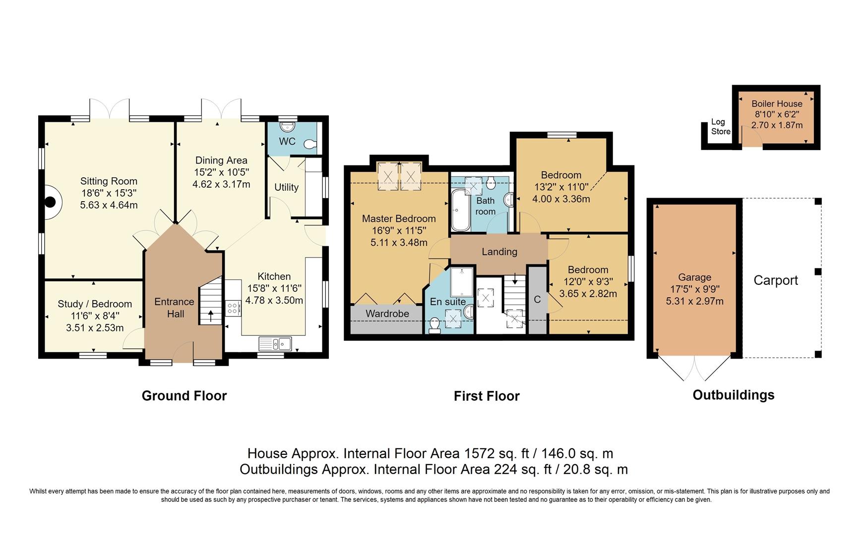 4 Bedrooms Detached bungalow for sale in Beechwood Drive, Culverstone Valley, Meopham, Gravesend DA13