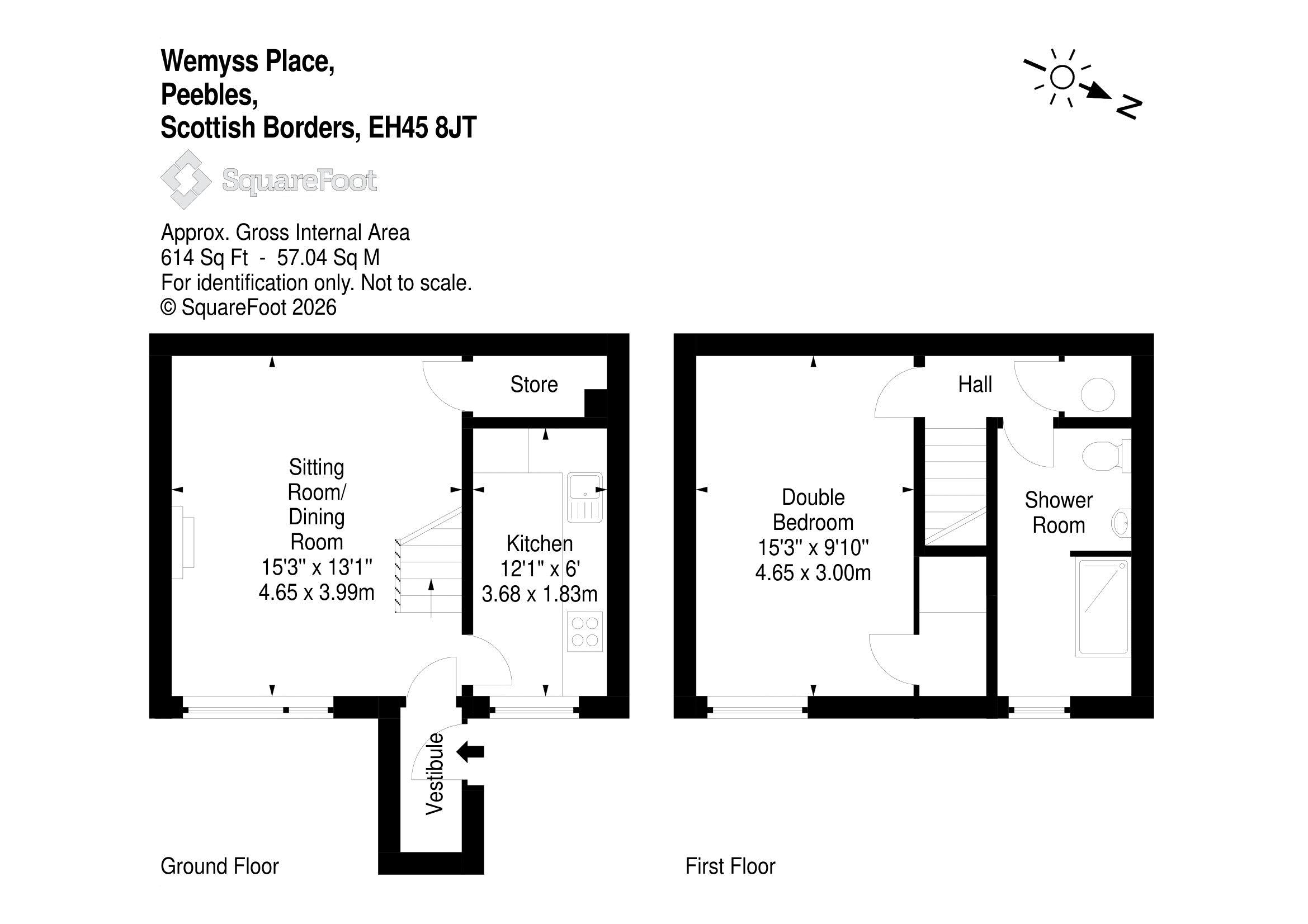 21, Wemyss Place, Peebles floorplan
