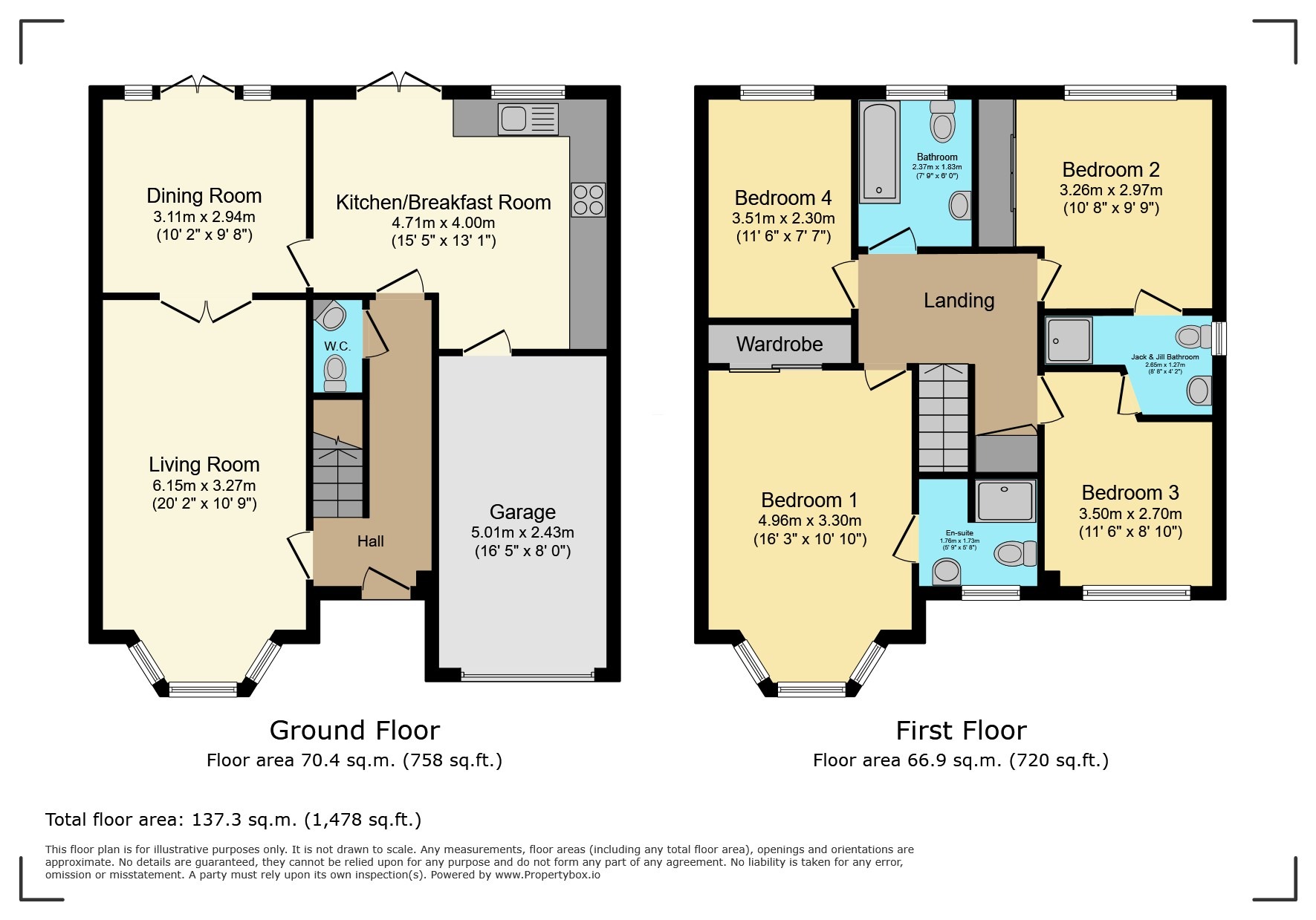 1 Heather Gardens, North Hykeham, Lincolnshire floorplan