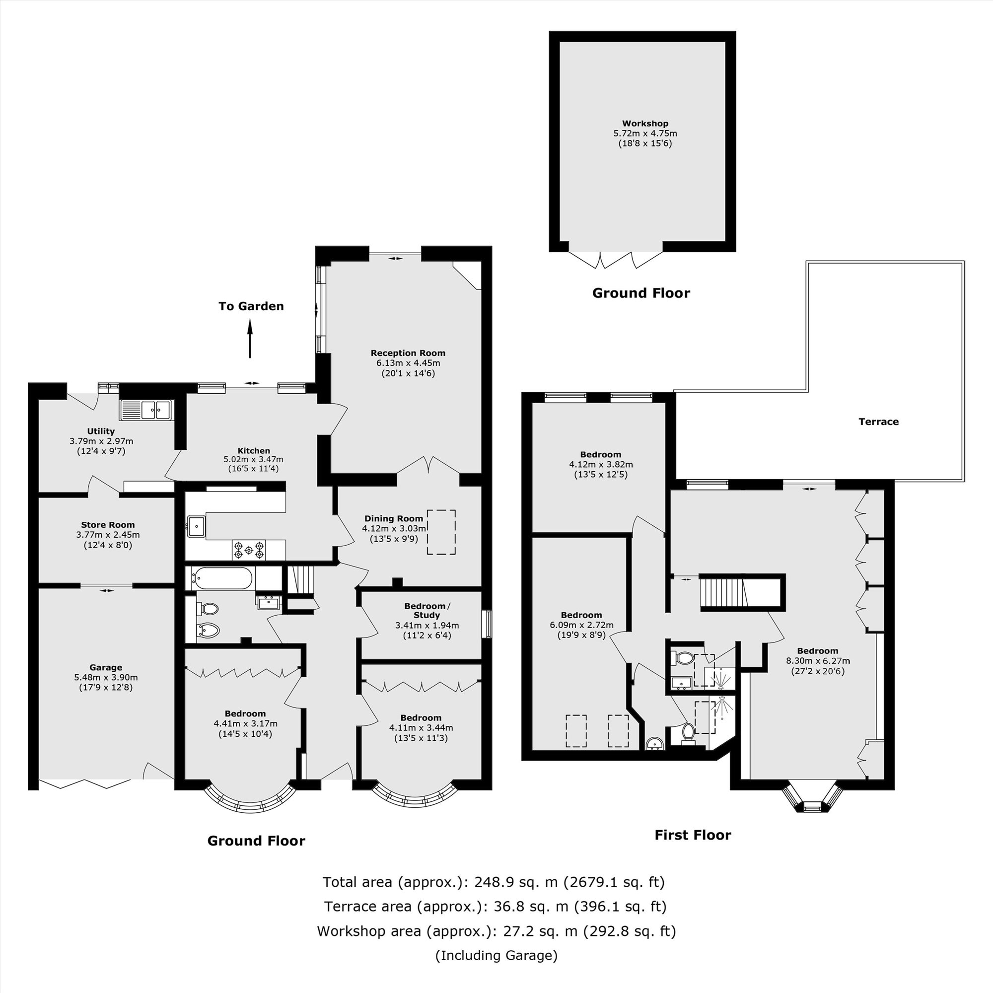 5, Queens Road, Hampton floorplan