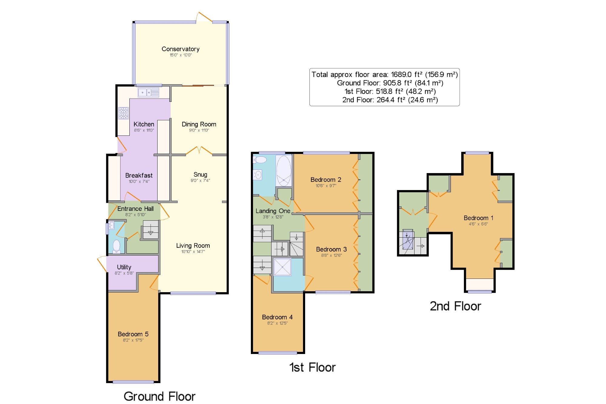 5 Bedrooms Semi-detached house for sale in Knaphill, Woking, Surrey GU21