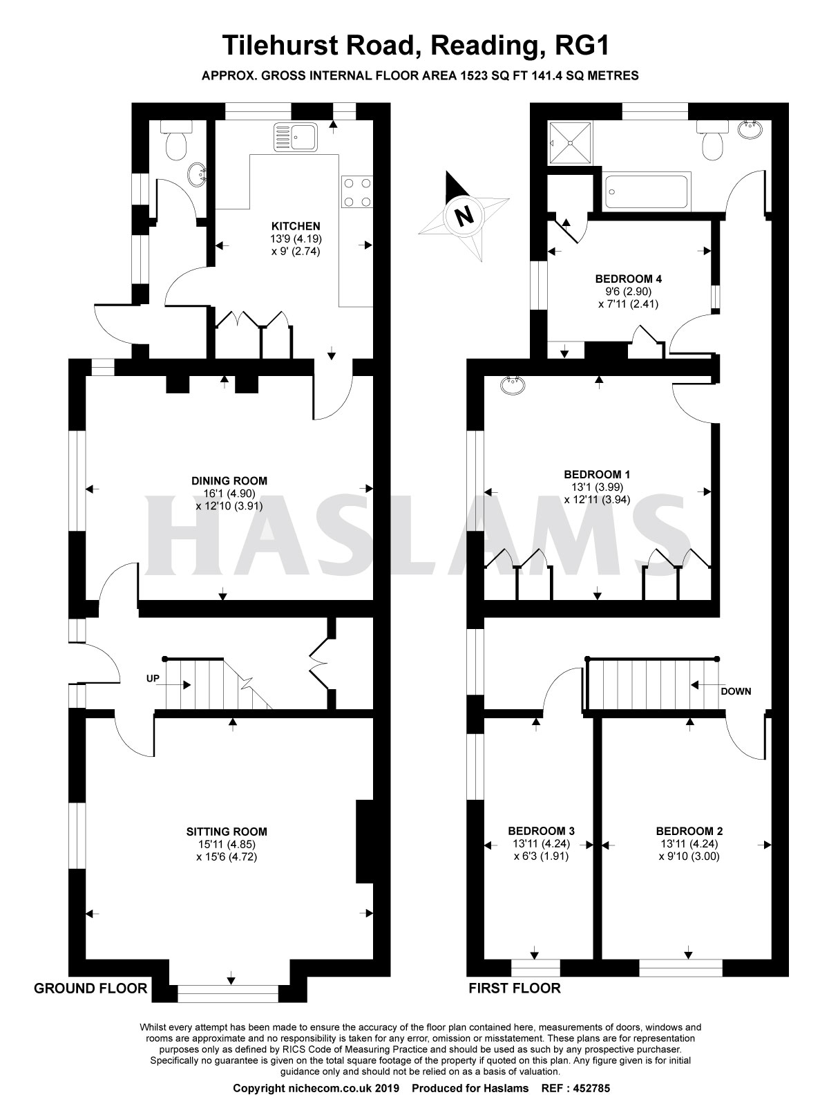 4 Bedrooms Semi-detached house for sale in Tilehurst Road, Reading RG1