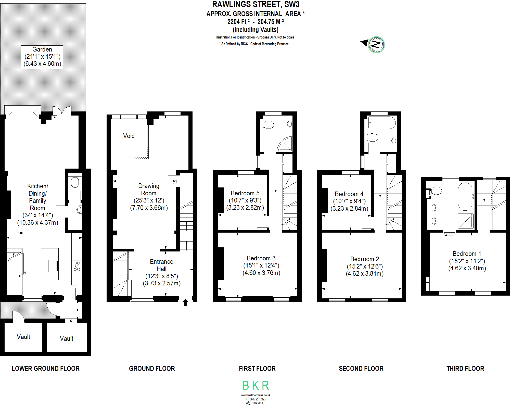 Rawlings Street, London floorplan