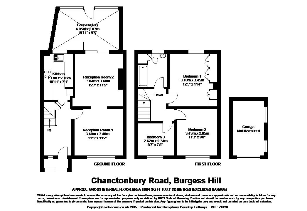 3 Bedrooms Semi-detached house to rent in Chanctonbury Road, Burgess Hill RH15