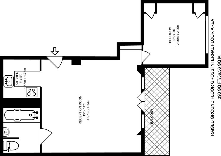 1 Bedrooms Flat to rent in Lower Addison Gardens, London W14