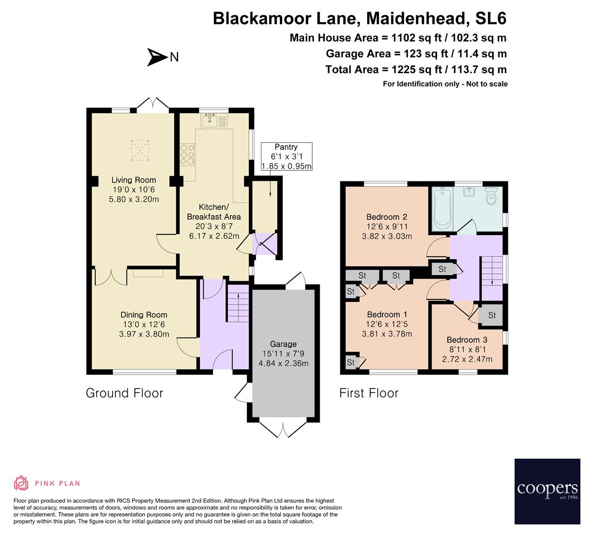 75, Blackamoor Lane, Maidenhead floorplan