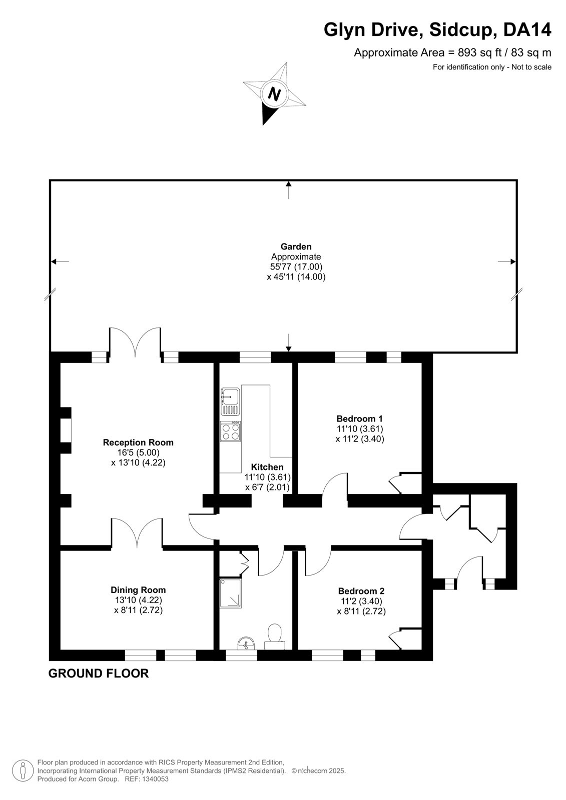 5, Glyn Drive, Sidcup floorplan