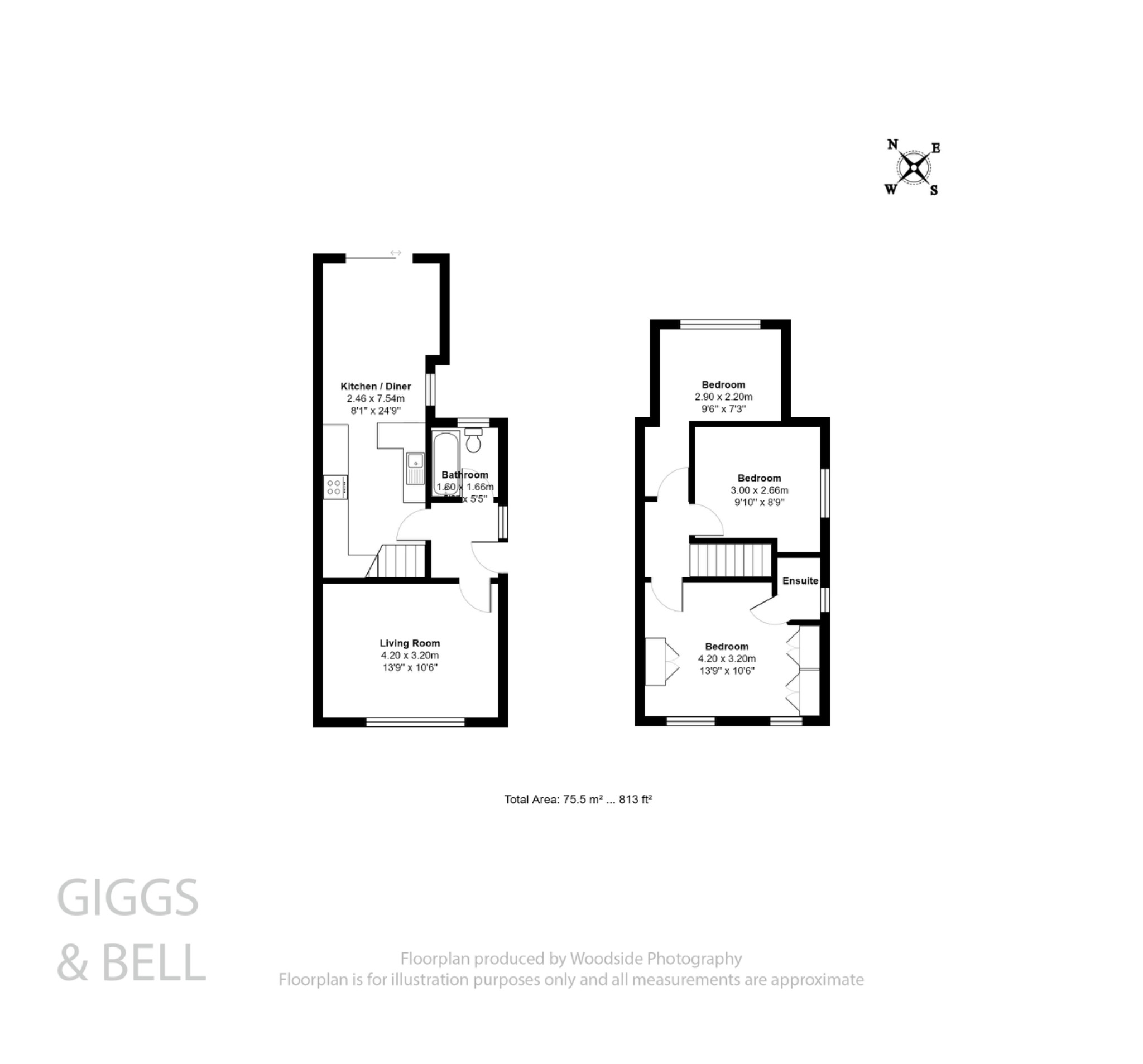 50 Blackthorn Drive, Luton, Bedfordshire floorplan
