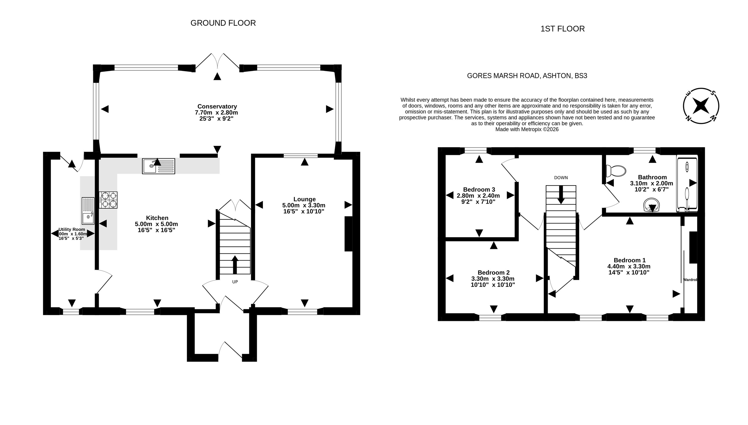 30 Gores Marsh Road, Bristol floorplan