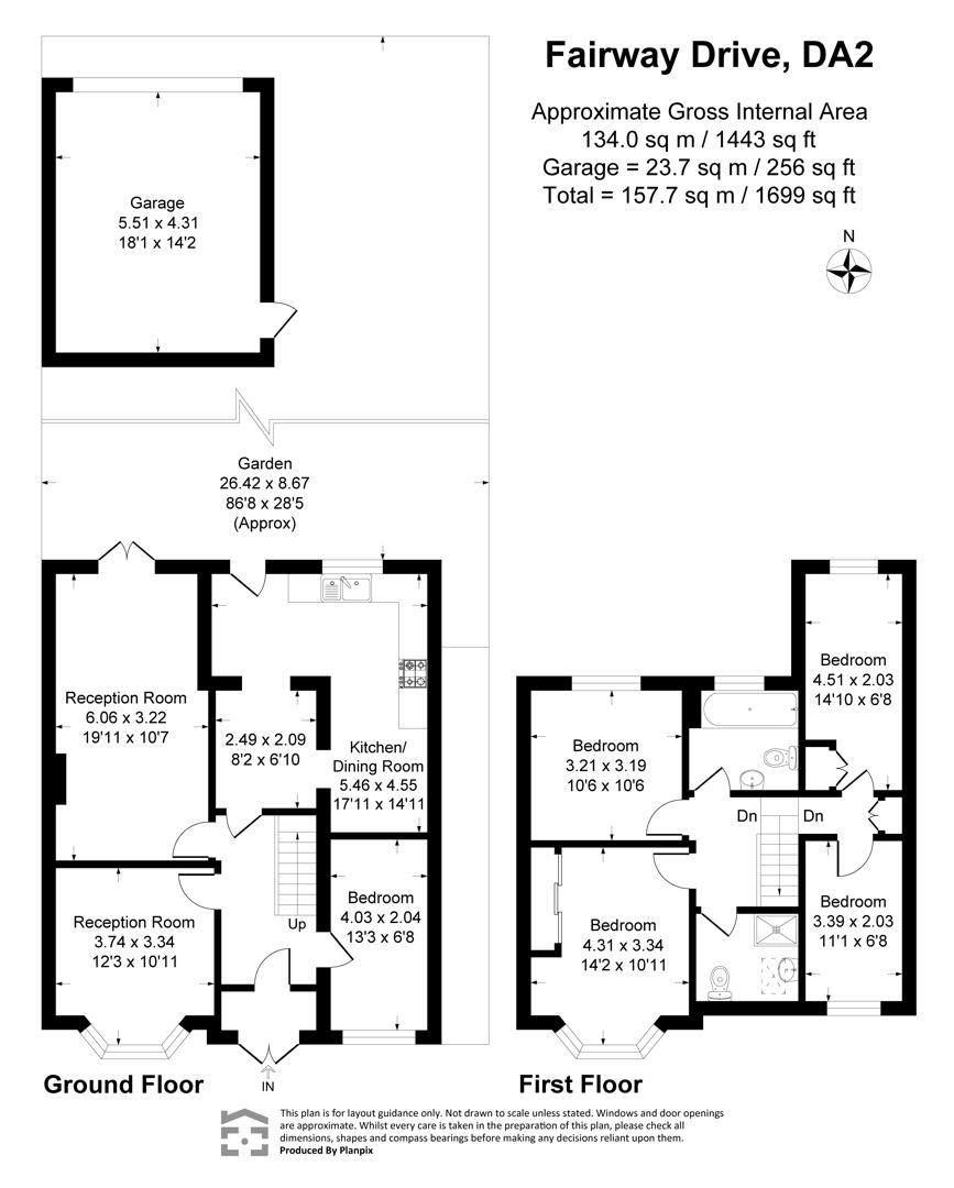 16, Fairway Drive, Dartford floorplan